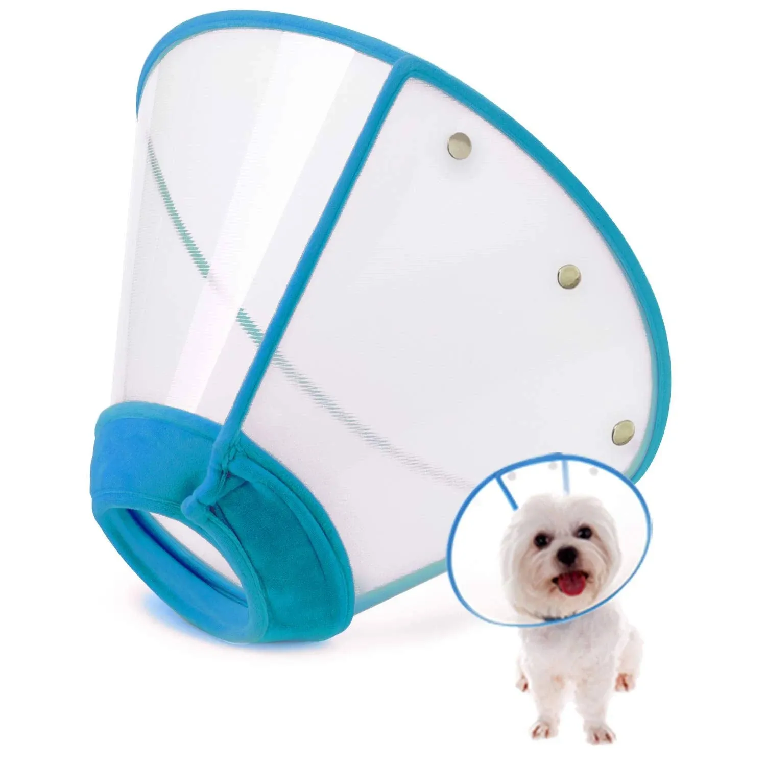 In Hand Adjustable Pet Recovery Collar Cat Cone