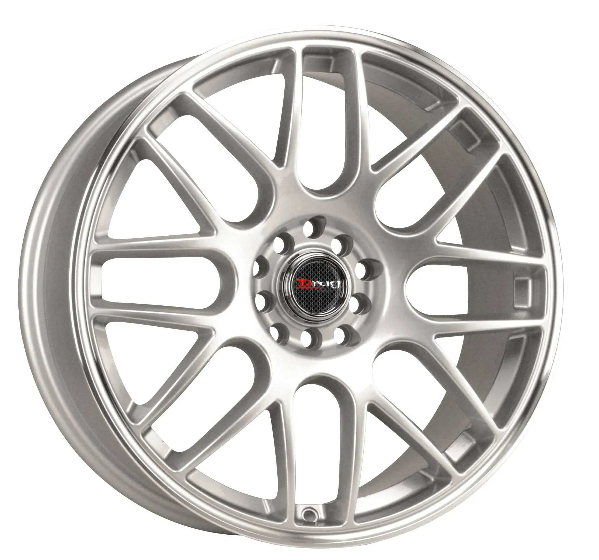 Drag DR-34 Wheels 17x7.5 4x100 4x114.3 Silver Rims