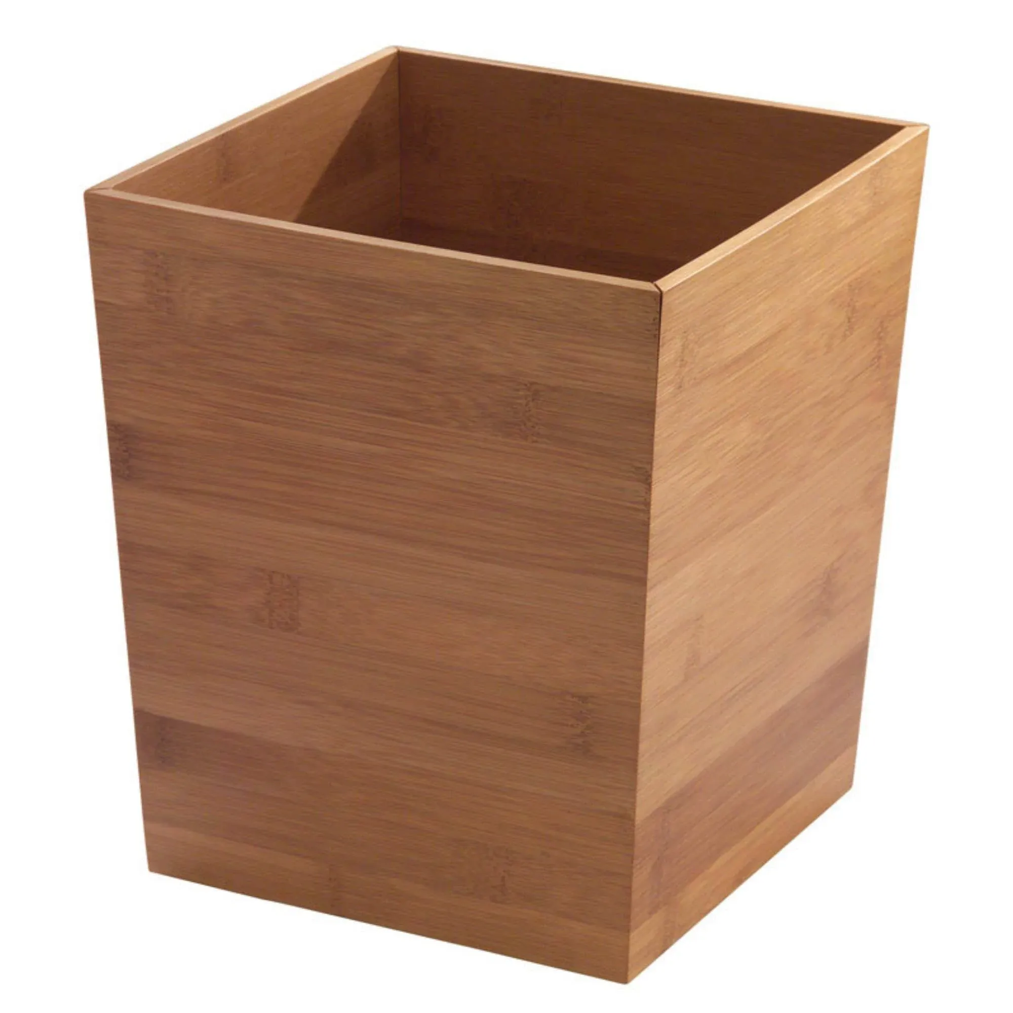 Interdesign Formbu Wastebasket Trash Can Bamboo