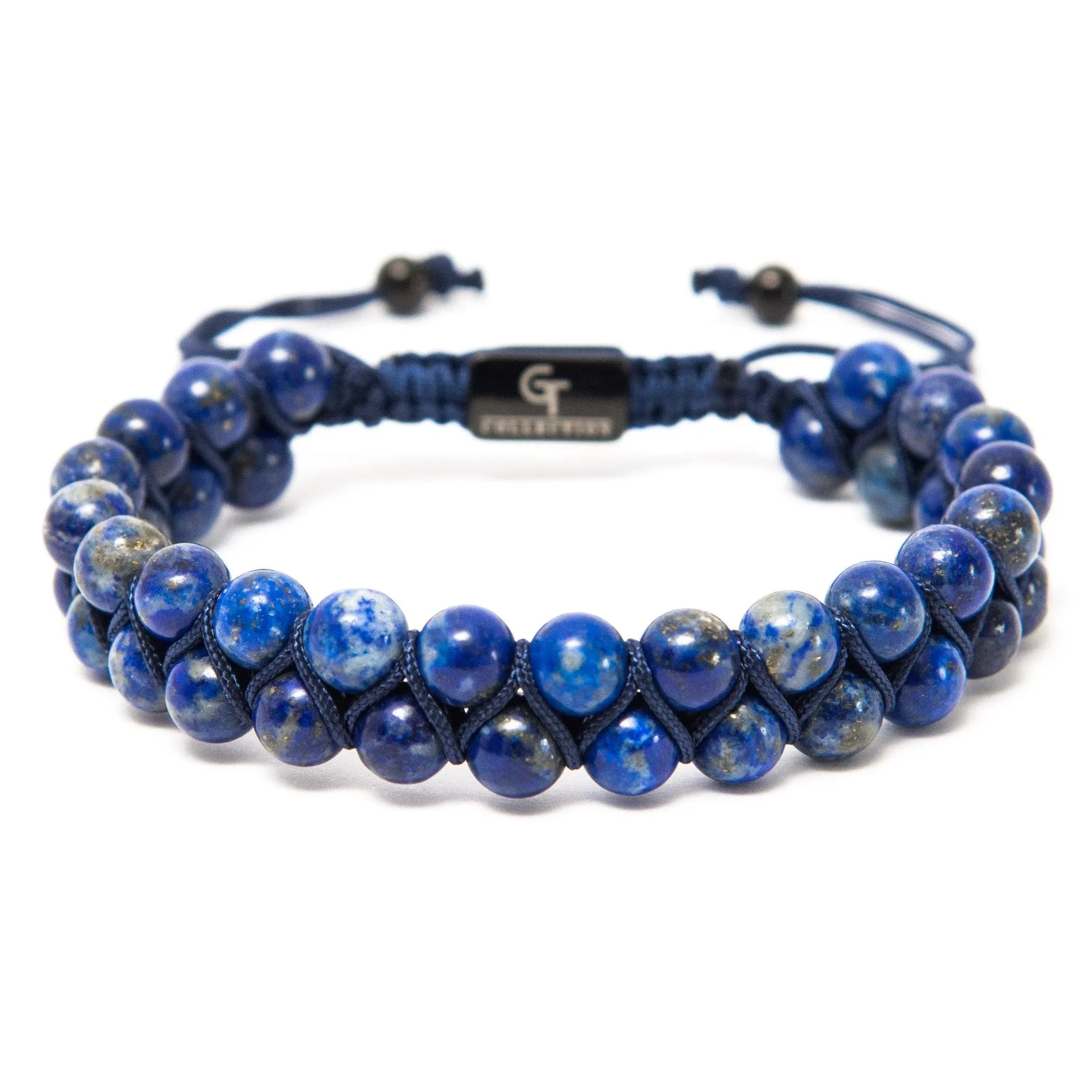 Men's Lapis Lazuli Beaded Bracelet