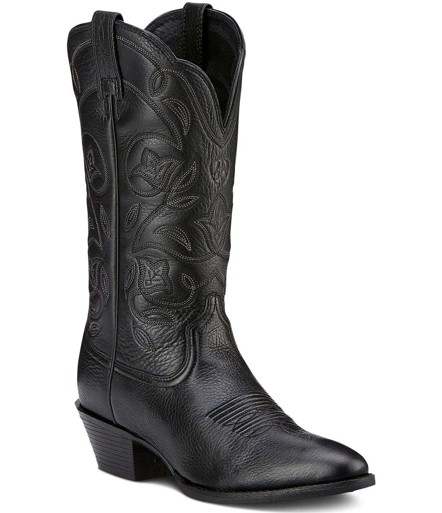 Ariat Heritage Western R-Toe 8.5 Women's Black