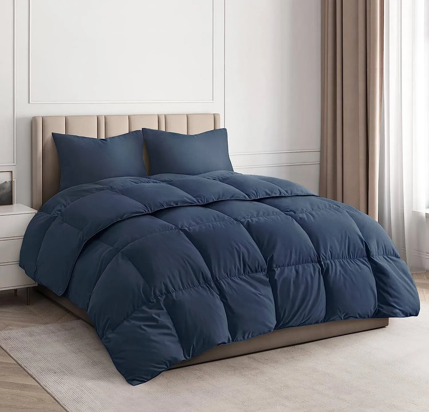 CGK Linens Goose Down Alternative Comforter - Full - Navy Blue