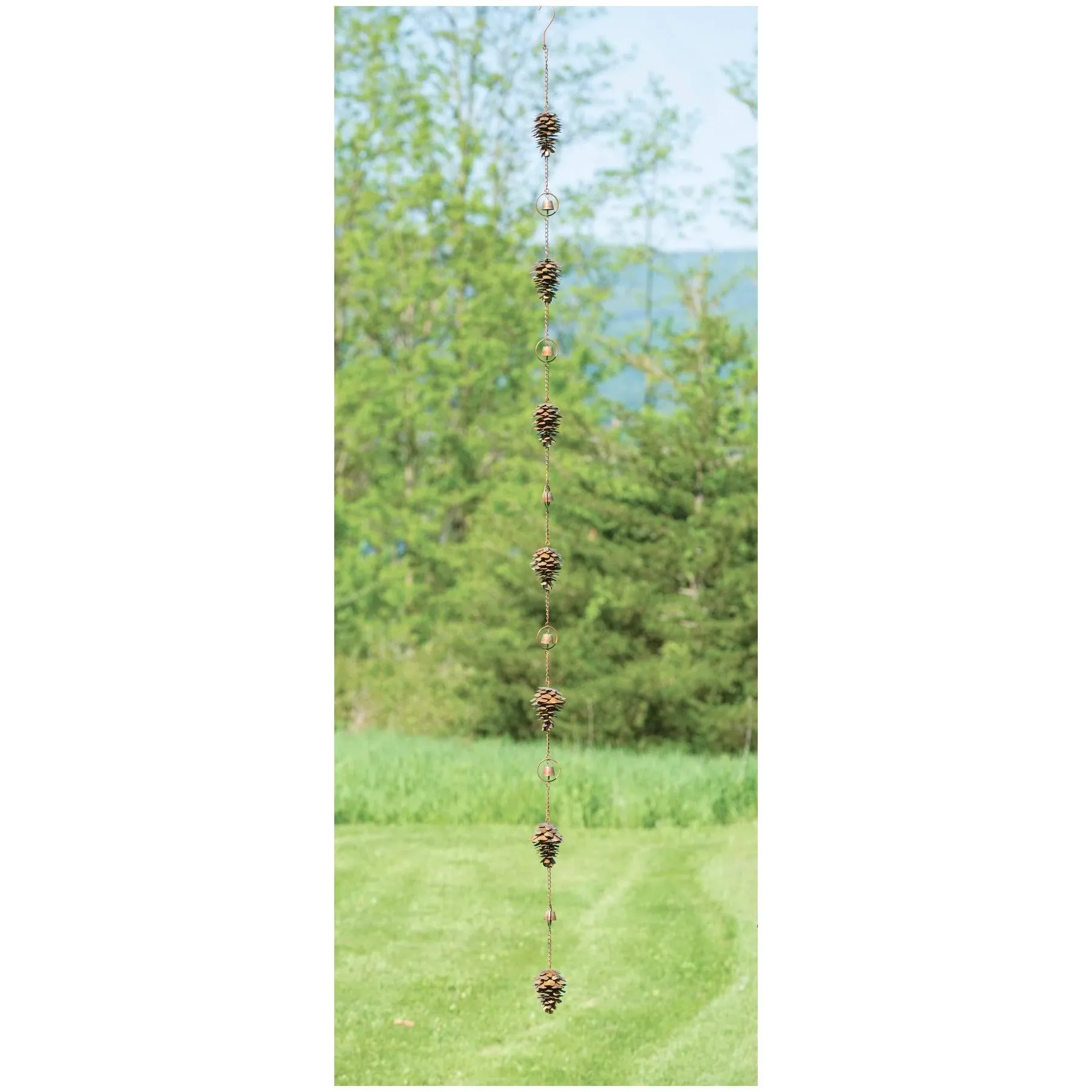 Pine Cone Rain Chain