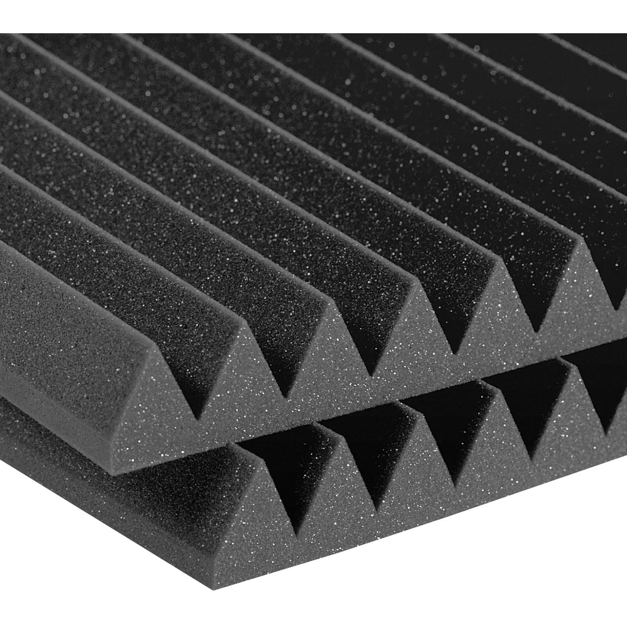 Auralex 2&#034; Studiofoam Wedge 2&#039;x2&#039; Acoustic Panel - Charcoal (pair)