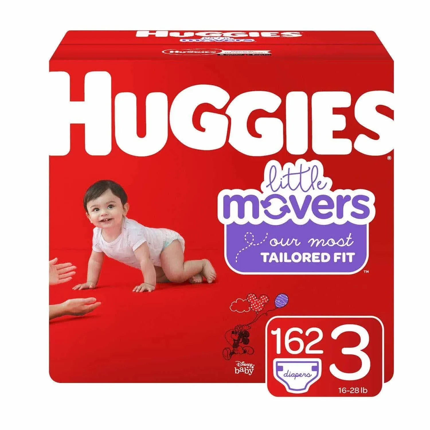 Huggies Overnites Nighttime Diapers, Size 3, 80 Ct 