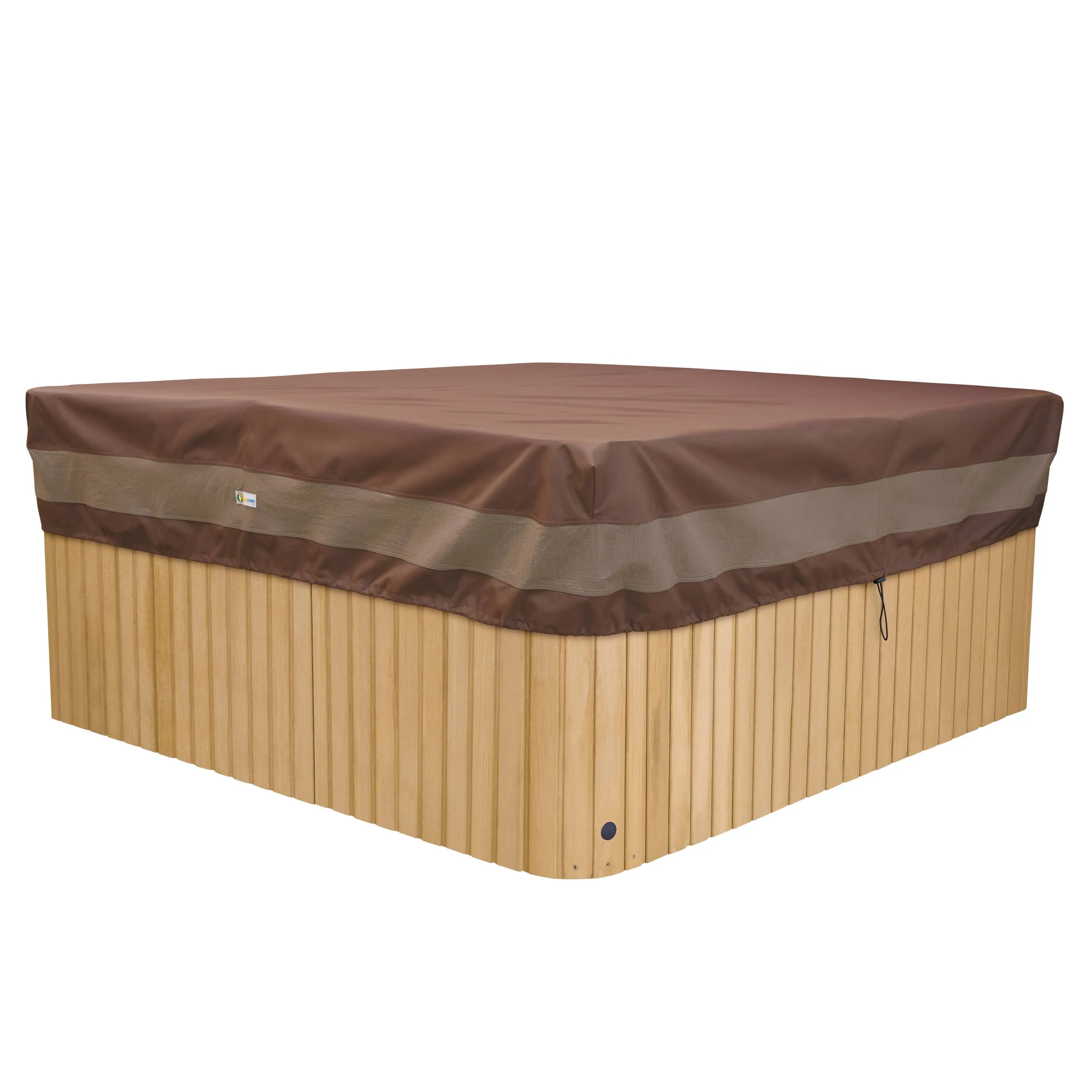 Ultimate Brown Patio Hot Tub Cover Cap, 94"W x 94"D x 14"H