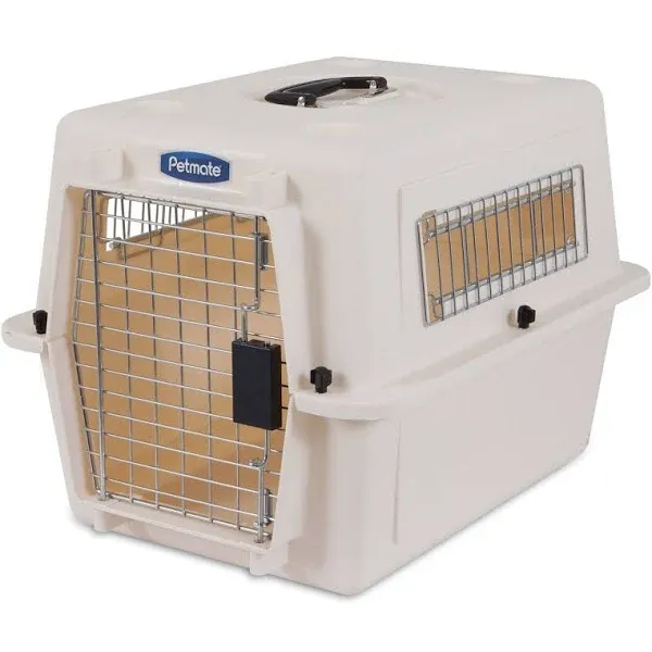 Petmate Ultra Vari Dog Kennel for Medium to Large Dogs (Durable, Heavy Duty Dog Travel Crate, Made with Recycled Materials, 36 in. Long) 50 to 70 lbs