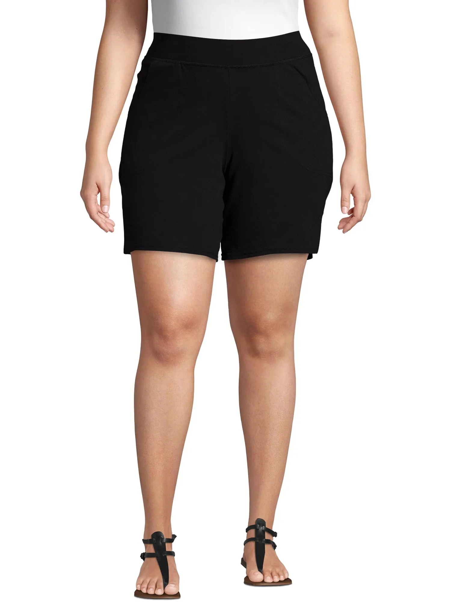 Just My Size Women's Jersey Pull-On Shorts