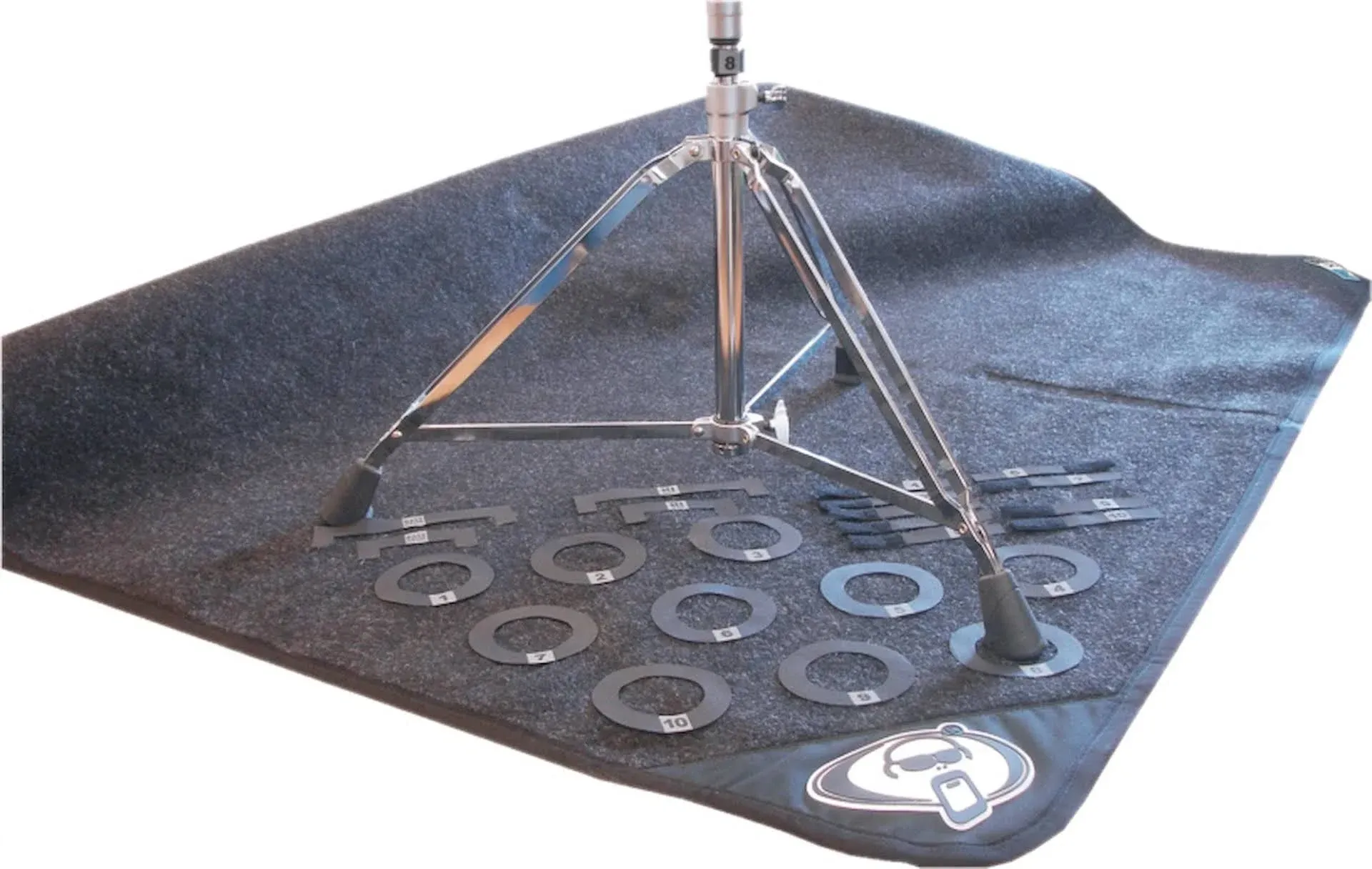 Protection Racket 9022-01 Drum mat Markers marqueurs numérotés pour Tapis de Batterie