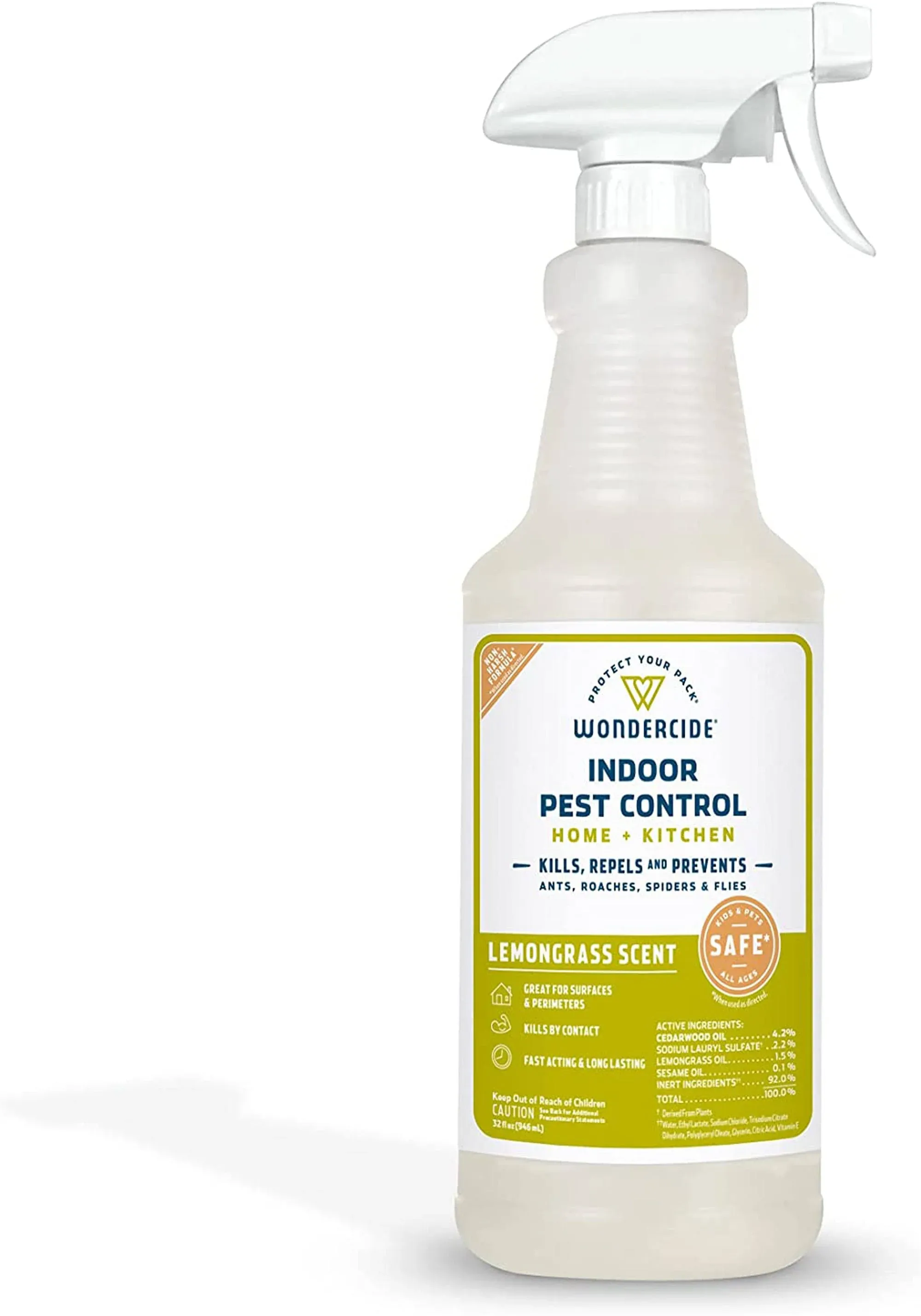 Wondercide Lemongrass Scent Home & Pet Flea & Tick Spray