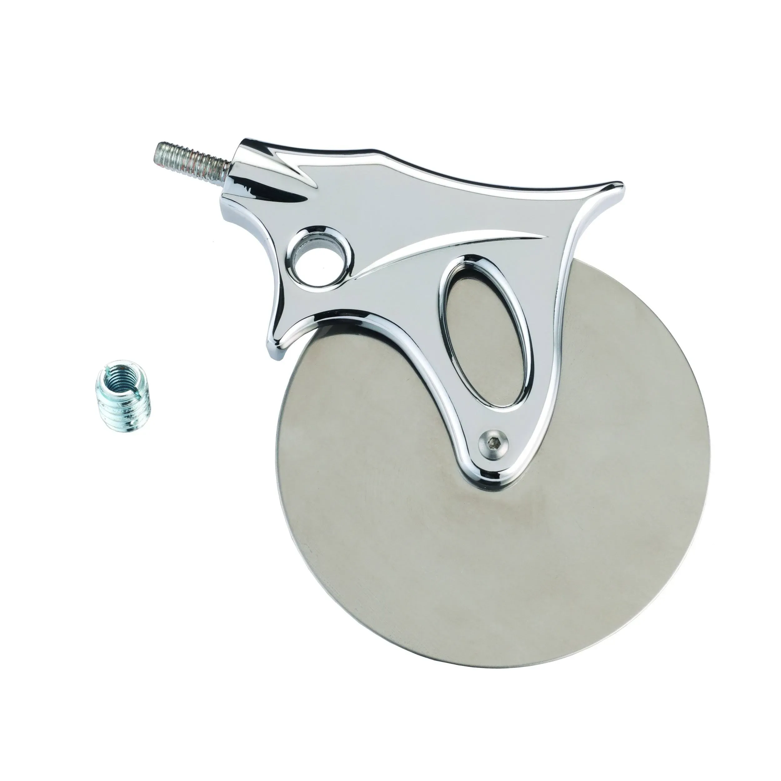 WoodRiver 4" Stainless Steel Pizza Cutter Turning Kit