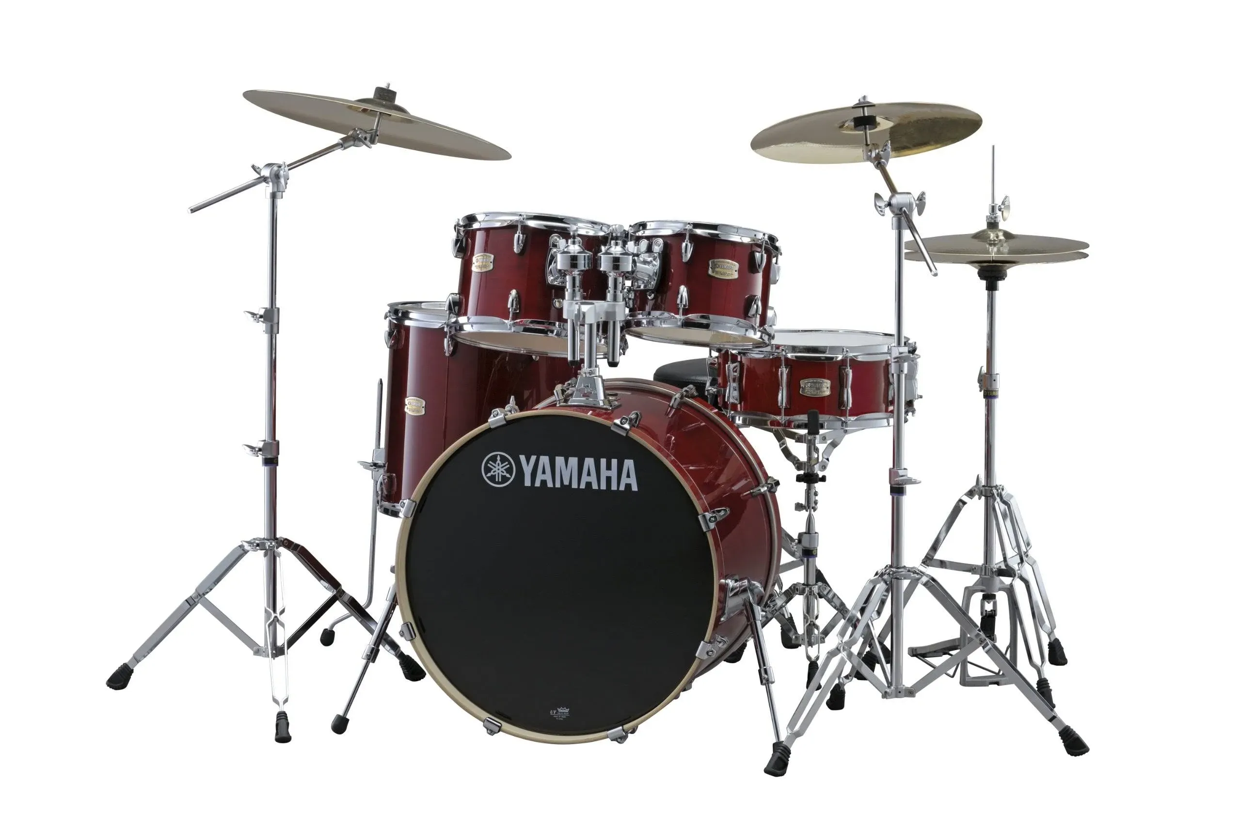 Yamaha Stage Custom Birch Shell Pack - 5pc - Cranberry Red