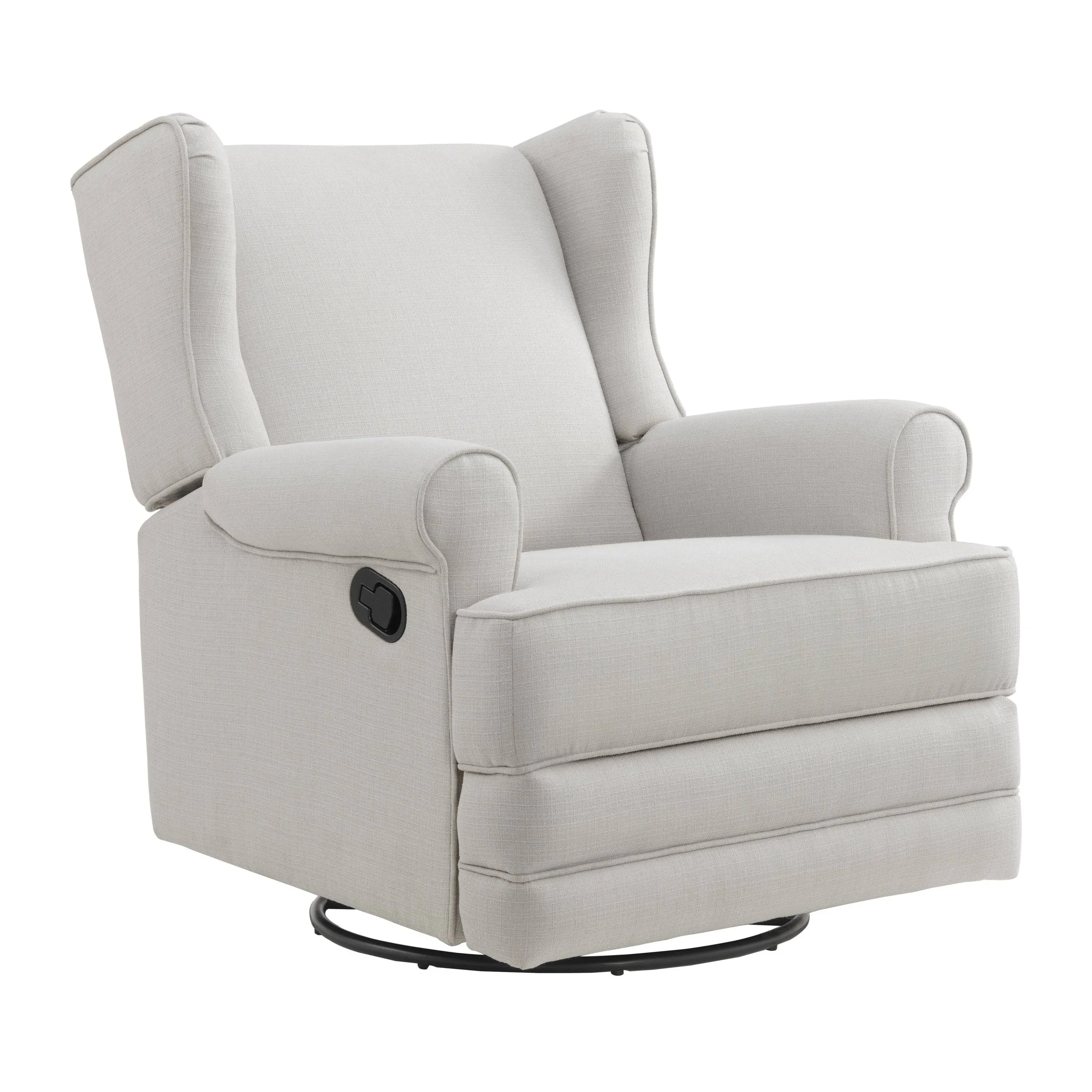 Oxford Baby Teegan Nursery Swivel Glider Recliner Chair, Sand