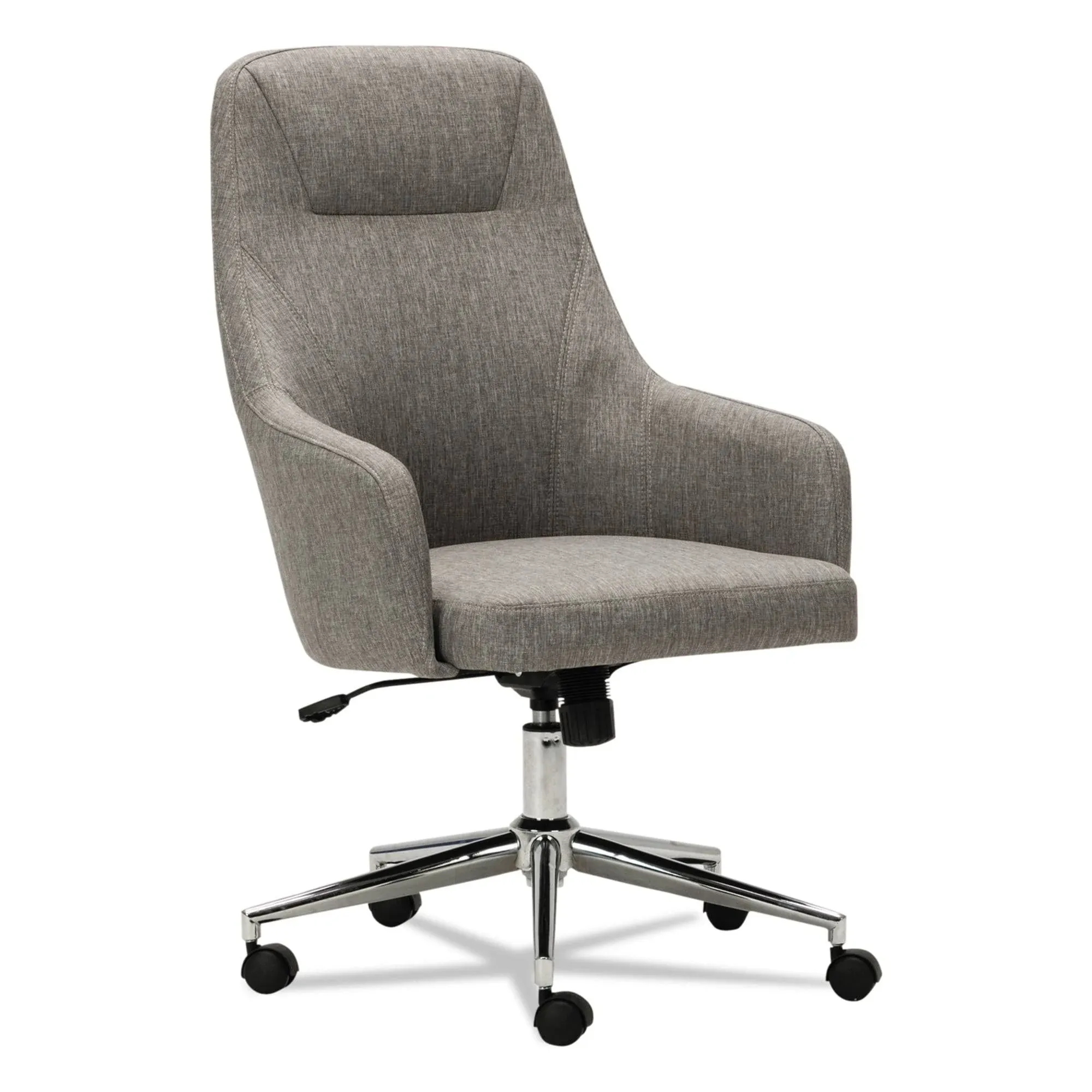 Alera Captain Series High Back Chair, Gray Tweed - Contemporary - Office Chairs - by Alliance Supply | Houzz