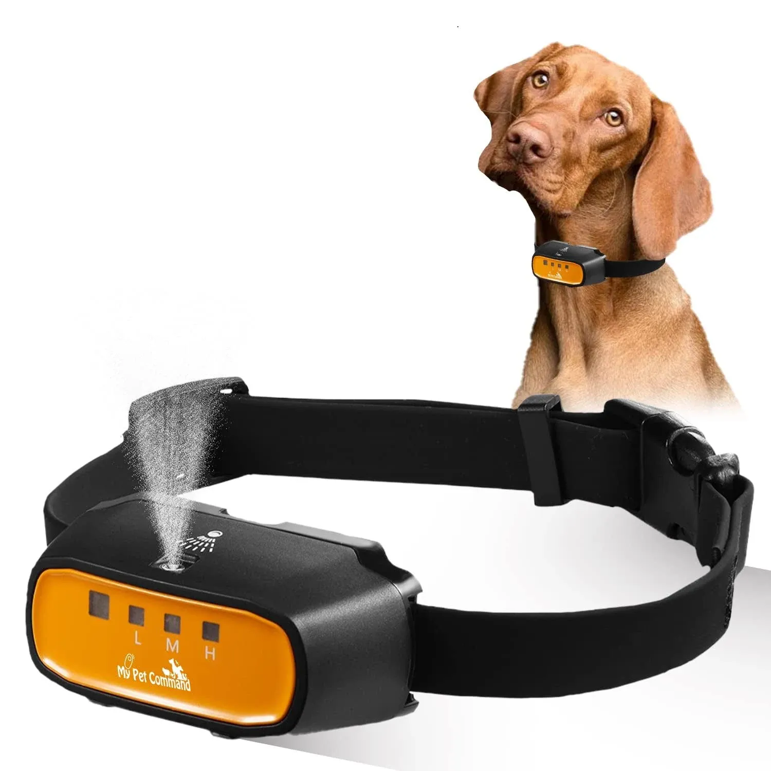 My Pet Command 2 in 1 Auto Citronella Bark Dog Training Collar Safe Humane for ...