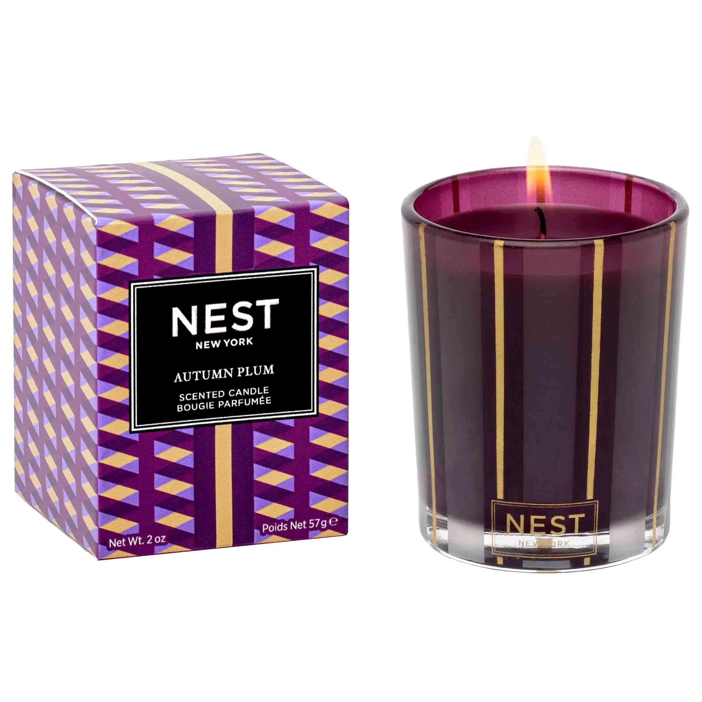 NEST New York Autumn Plum Scented Votive Candle