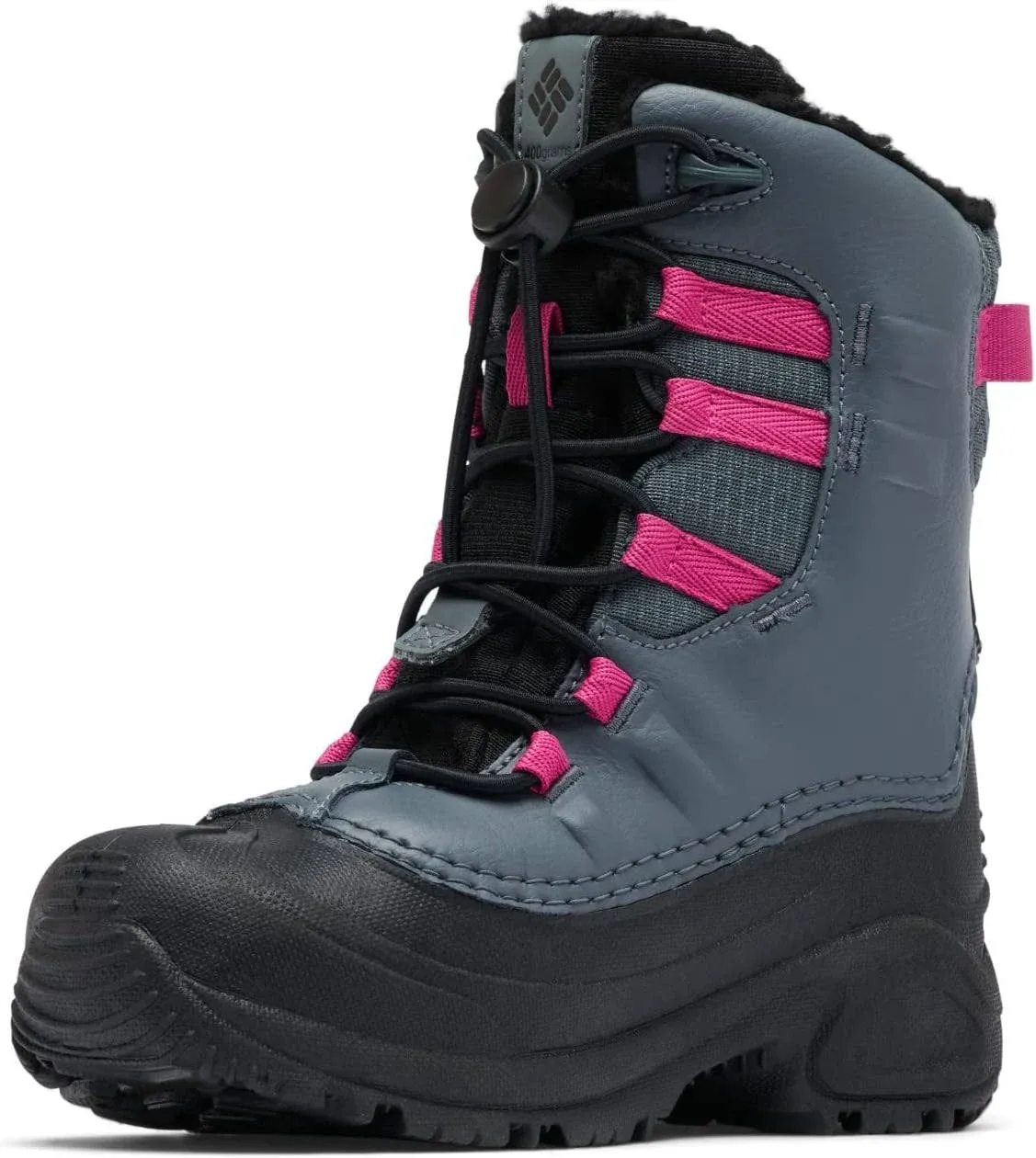 Columbia Youth Bugaboot Celsius Boot - 2 - Graphite / Wild Fuchsia