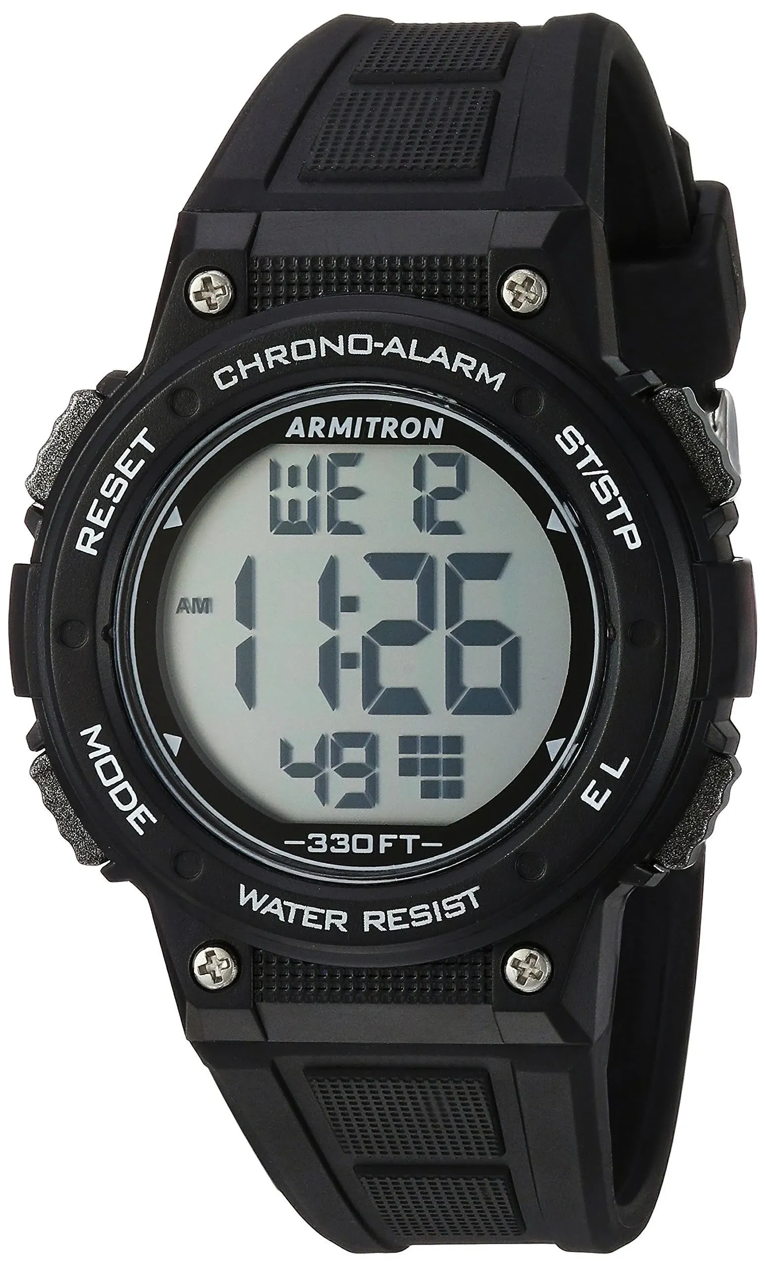 Armitron Sport Women's Digital Chronograph Resin Strap Watch, 45/7086