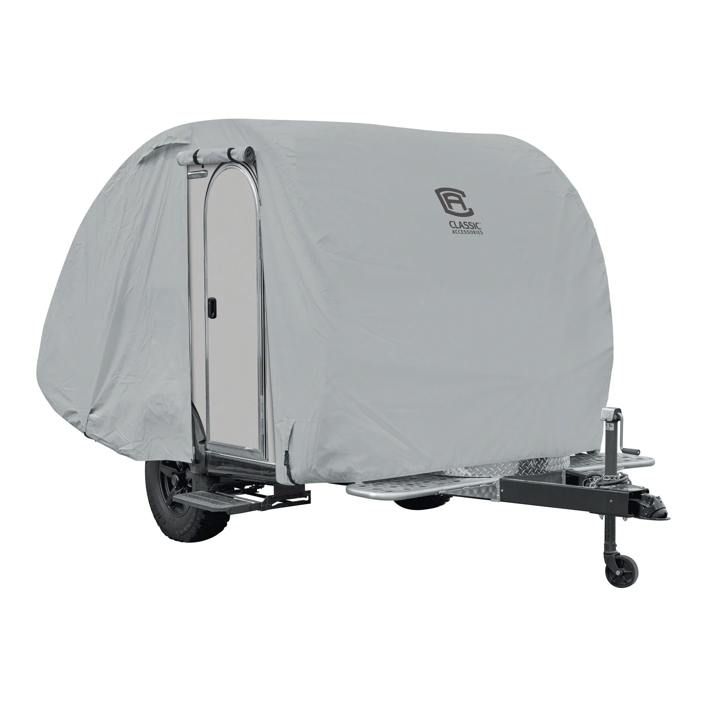 Teardrp Cover, 8 ft-10 ft L x 5 ft, W Grey