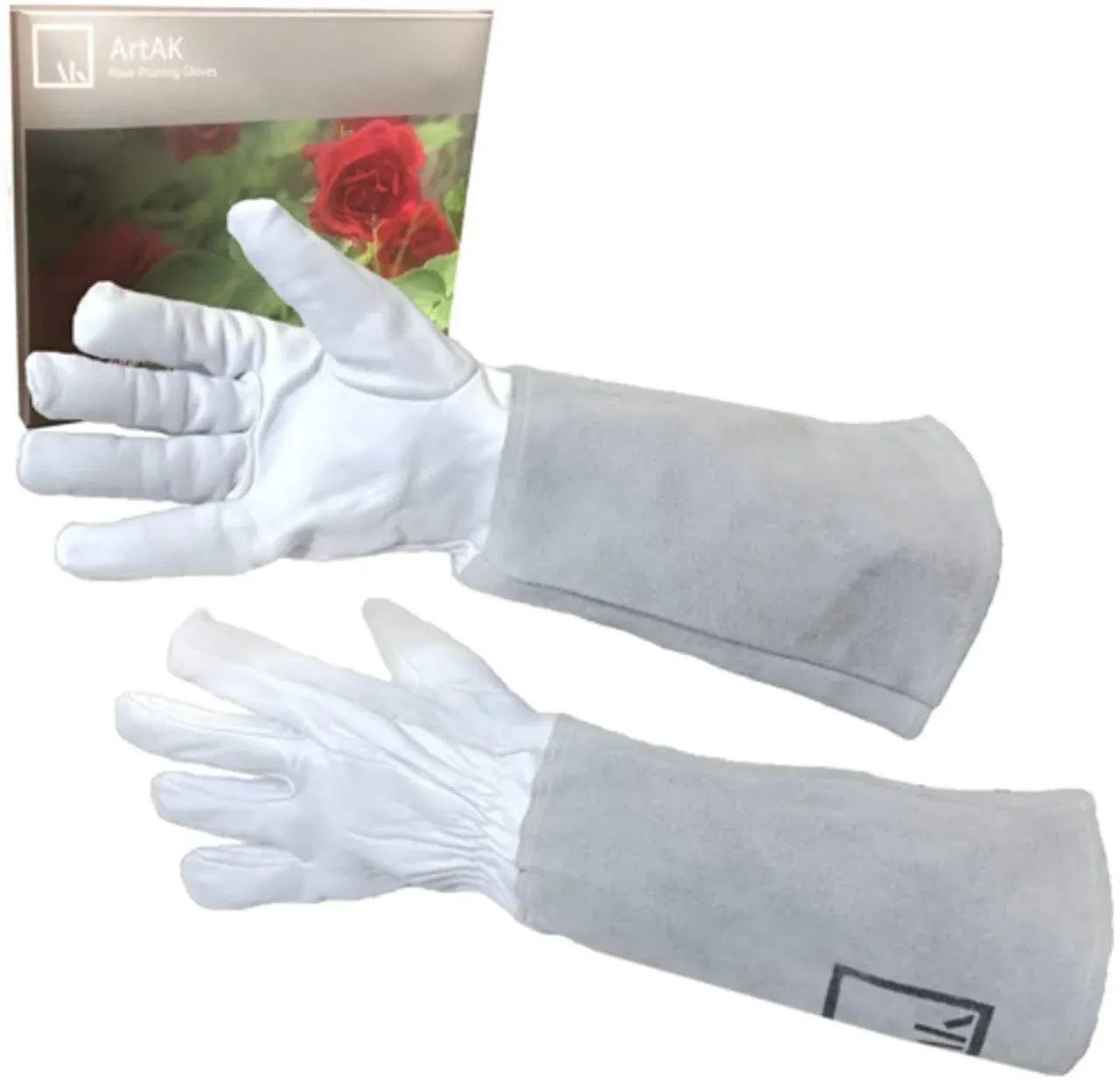 Artak Rose Pruning Gloves Garden Gloves Long Gardening Gloves for Women Leather ...