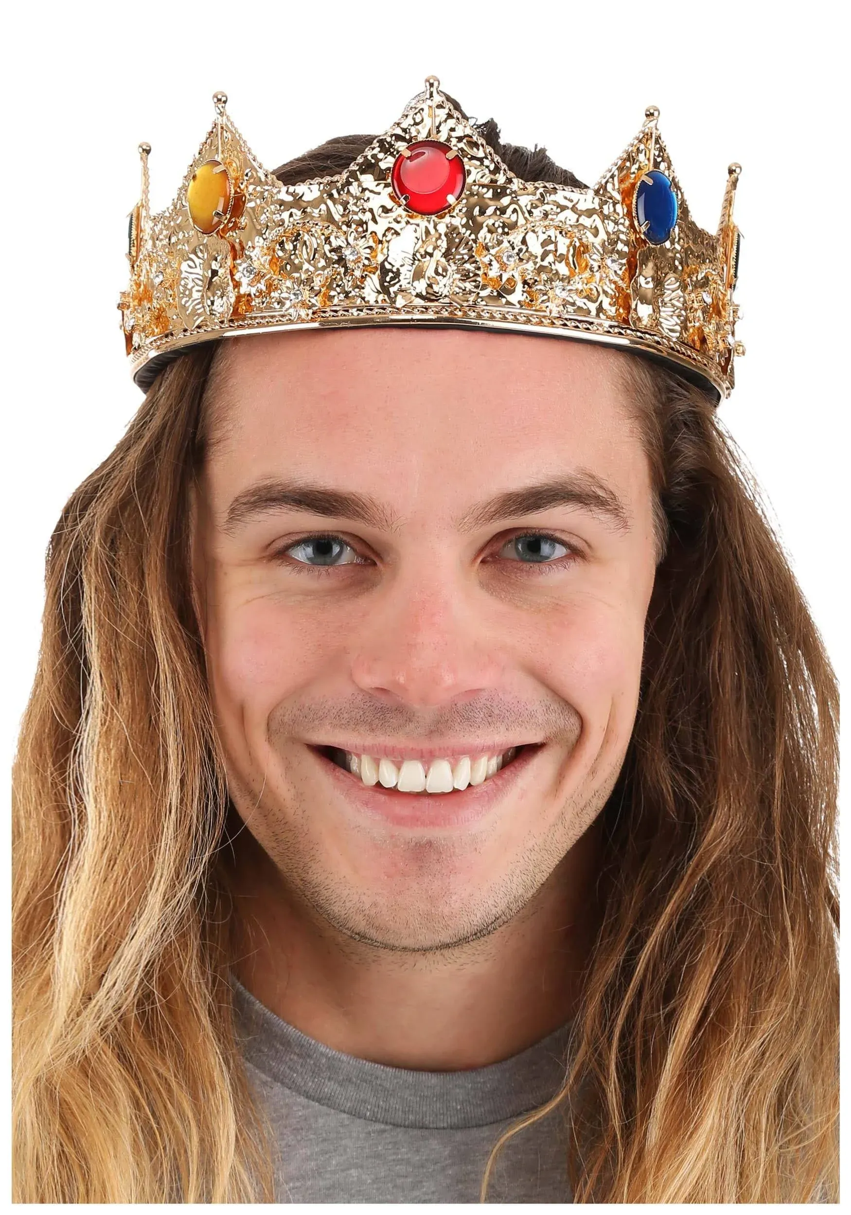 Elope Men's Gold King Crown