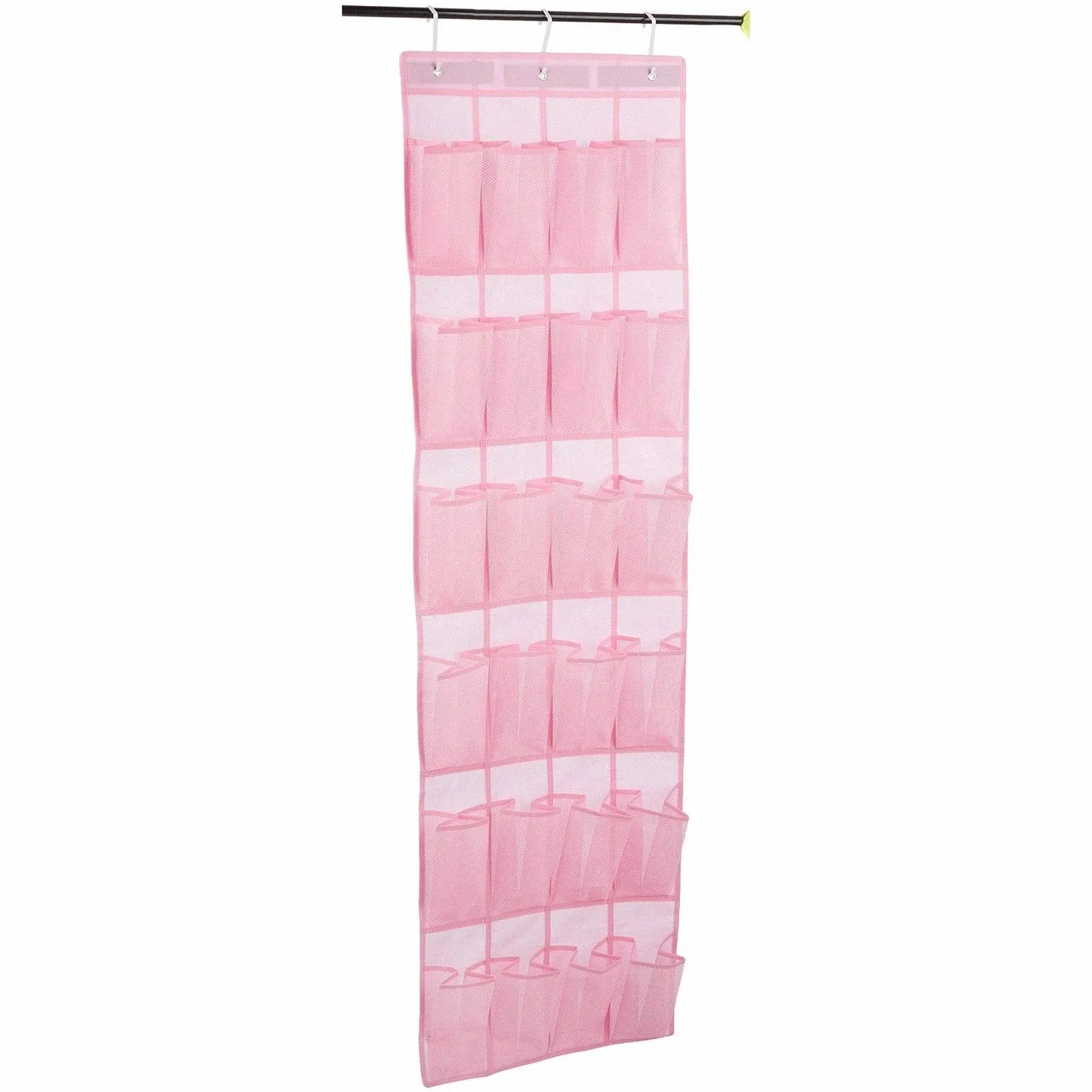 Whitmor Over The Door Shoe Organizer, Pink