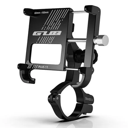 Htovila Aluminum Bike Phone Holder 360 Degree Rotating Adjustable Slip Cycling Bicycle Handlebar Phone Mount Holder Stand for MTB Road Bike Motorcycle