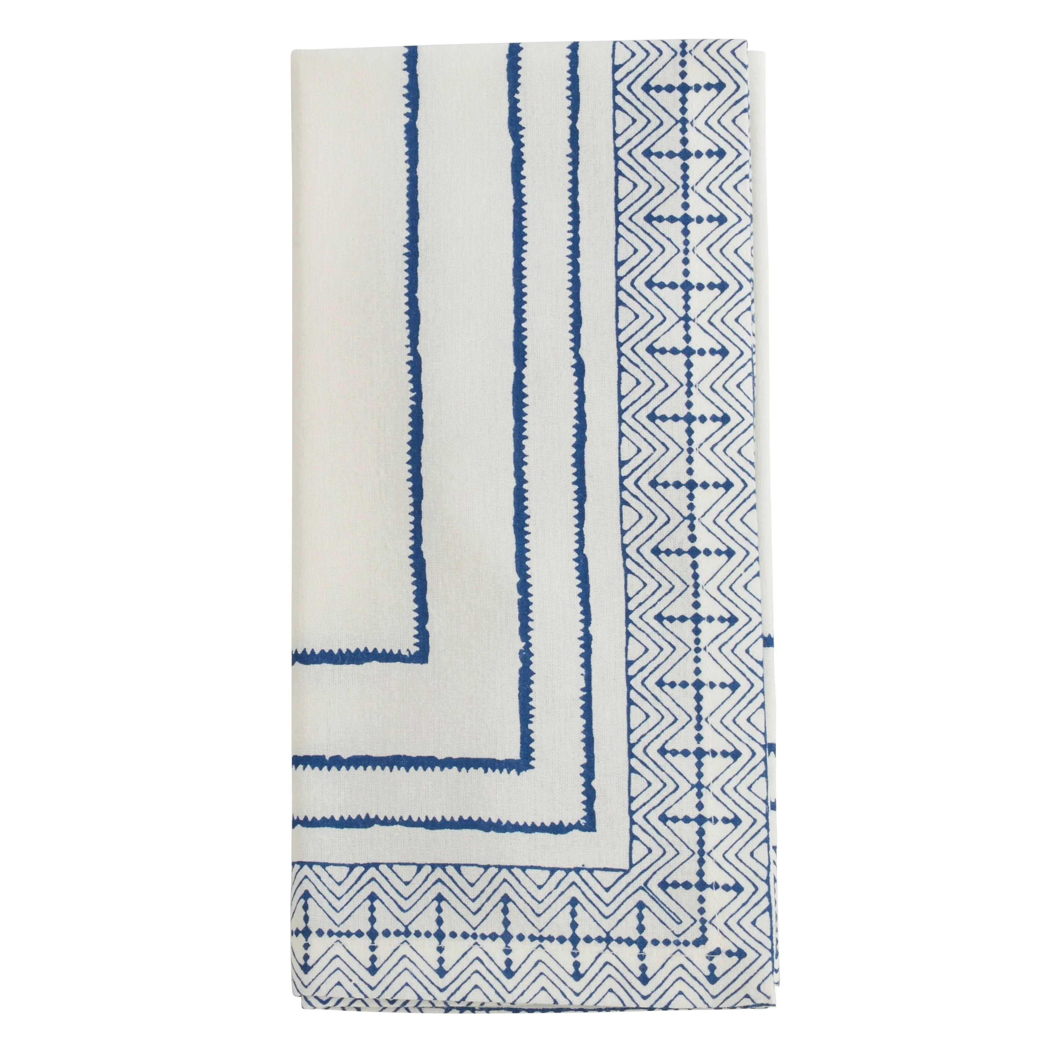 Hand Block Print Napkins (Set of 4) - Saro Lifestyle 8766.IN20S