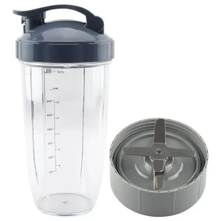 Felji Extractor Blade and 32 oz Colossal Cup with Flip Top to Go Lid Combo for N