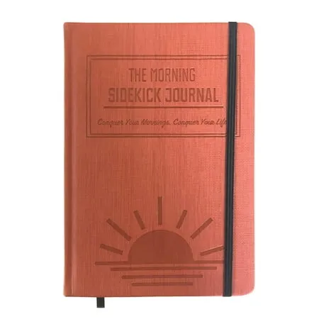 The Morning Sidekick Journal by Habit Nest. COMPLETELY GUIDED JOURNAL that helps you build the perfect morning routine FOR YOU. Make a HABIT of conquering your mornings. A Science Driven Daily Journal with Prompts for Healthy Lifestyle Habits.