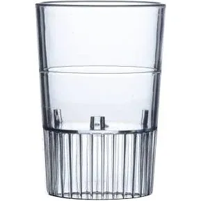 Fineline Quenchers 4115-CL 1.5 oz. Clear Hard Plastic Shooter Glass