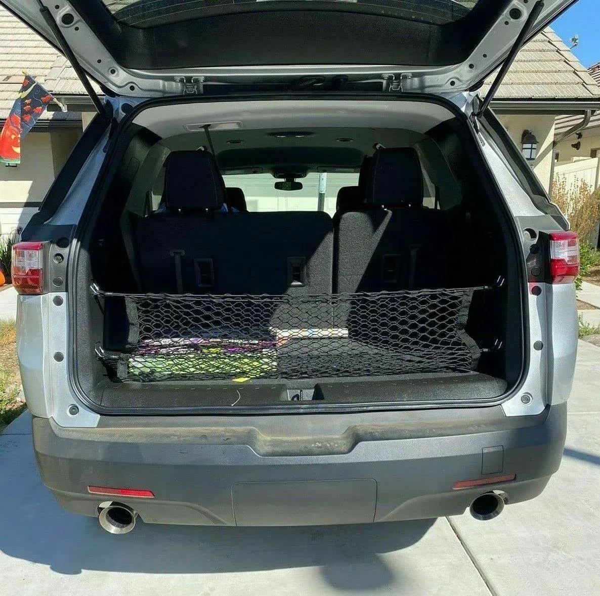 Eaccessories ea Trunk Organizer Cargo Net for Chevrolet Traverse 2018-2023 ...