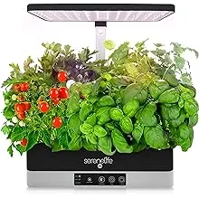 SereneLife Smart Indoor Herb Garden with LED Grow Lights