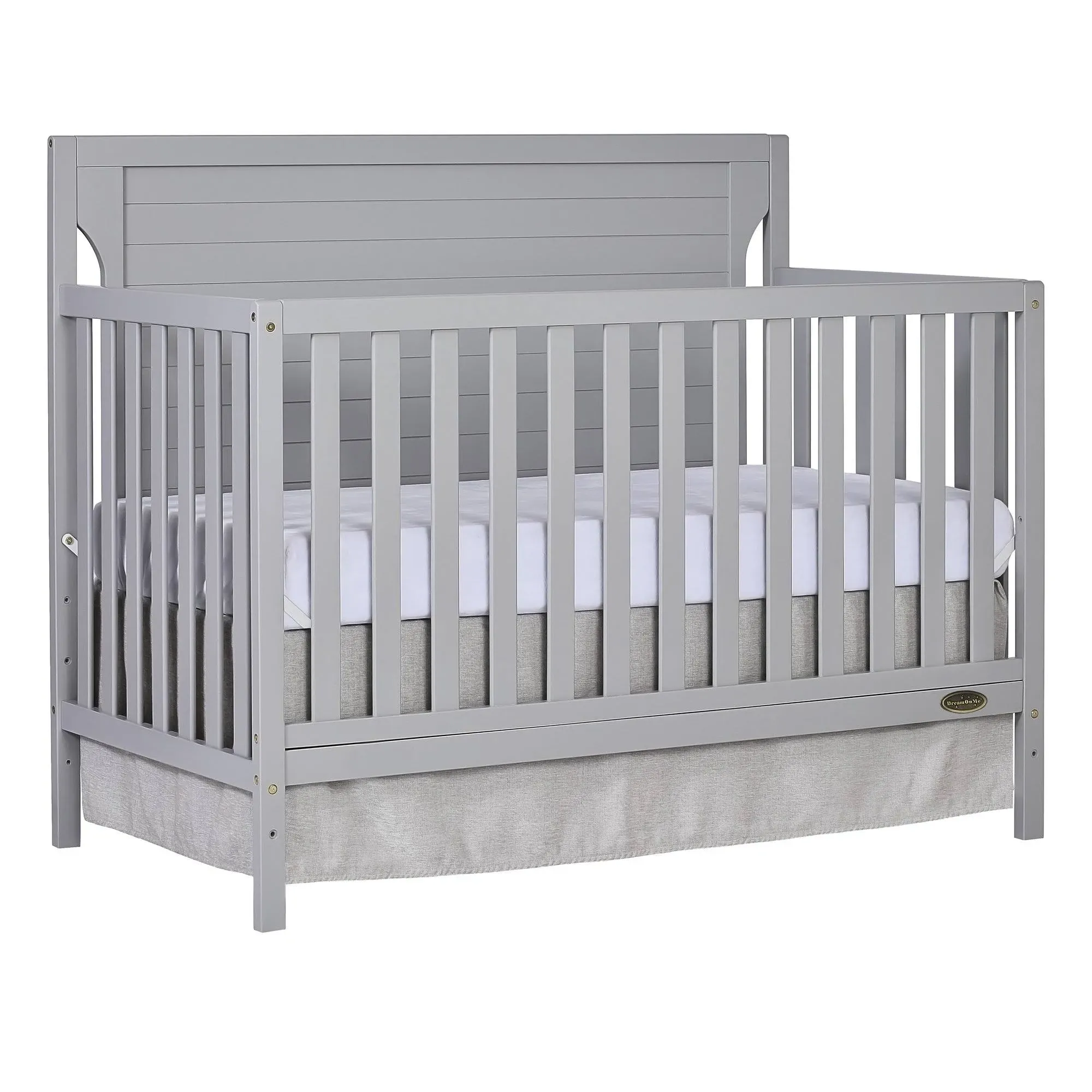 Dream on Me Cape Cod 5 in 1 Convertible Crib Pebble Grey