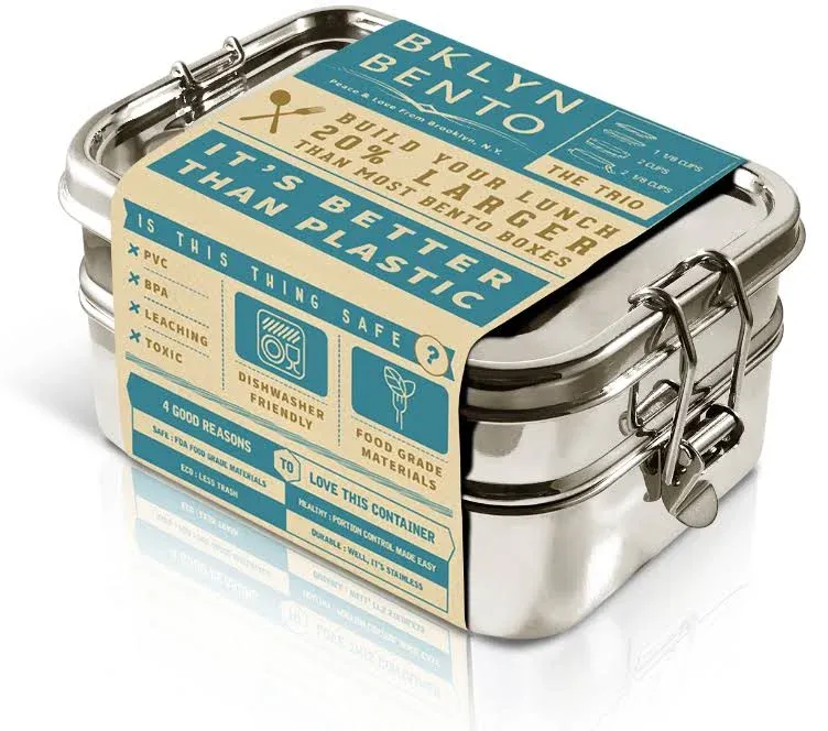 BKLYN Stainless Steel Bento Box Lunch Box