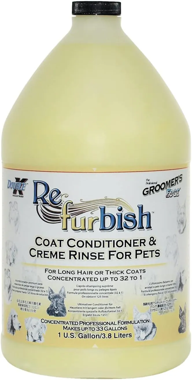 Groomers Edge Re-Fur-Bish Conditioner, 1 Gallon