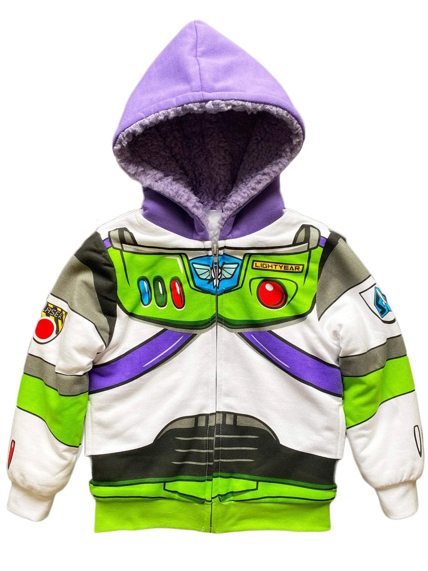 Toy Story Buzz Lightyear Boys Sherpa Fleece Hoodie (Toddler Boys)