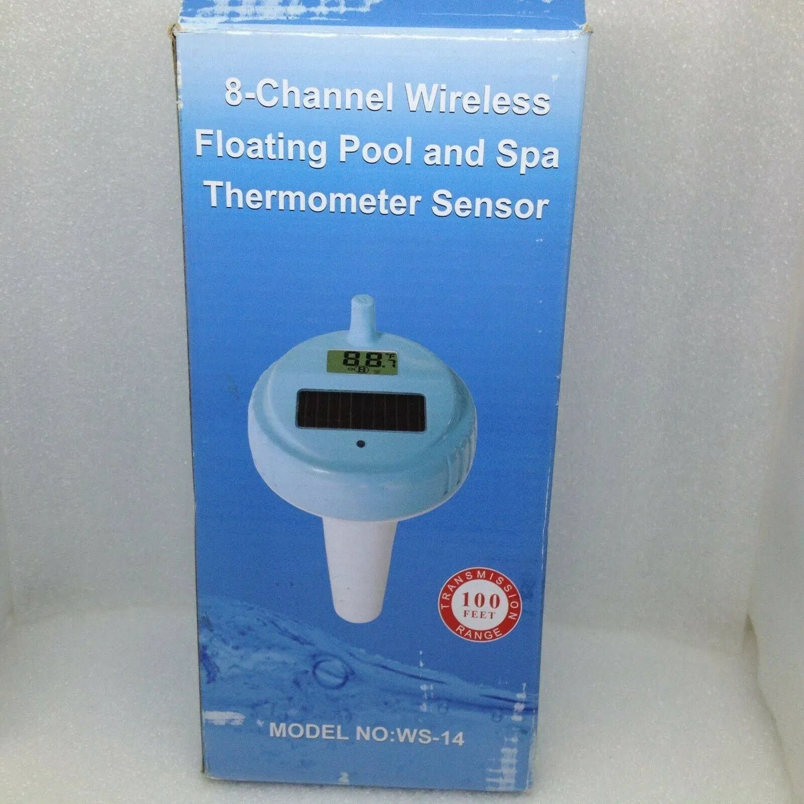 Wireless 8-Channel Floating Pool and Spa Thermometer