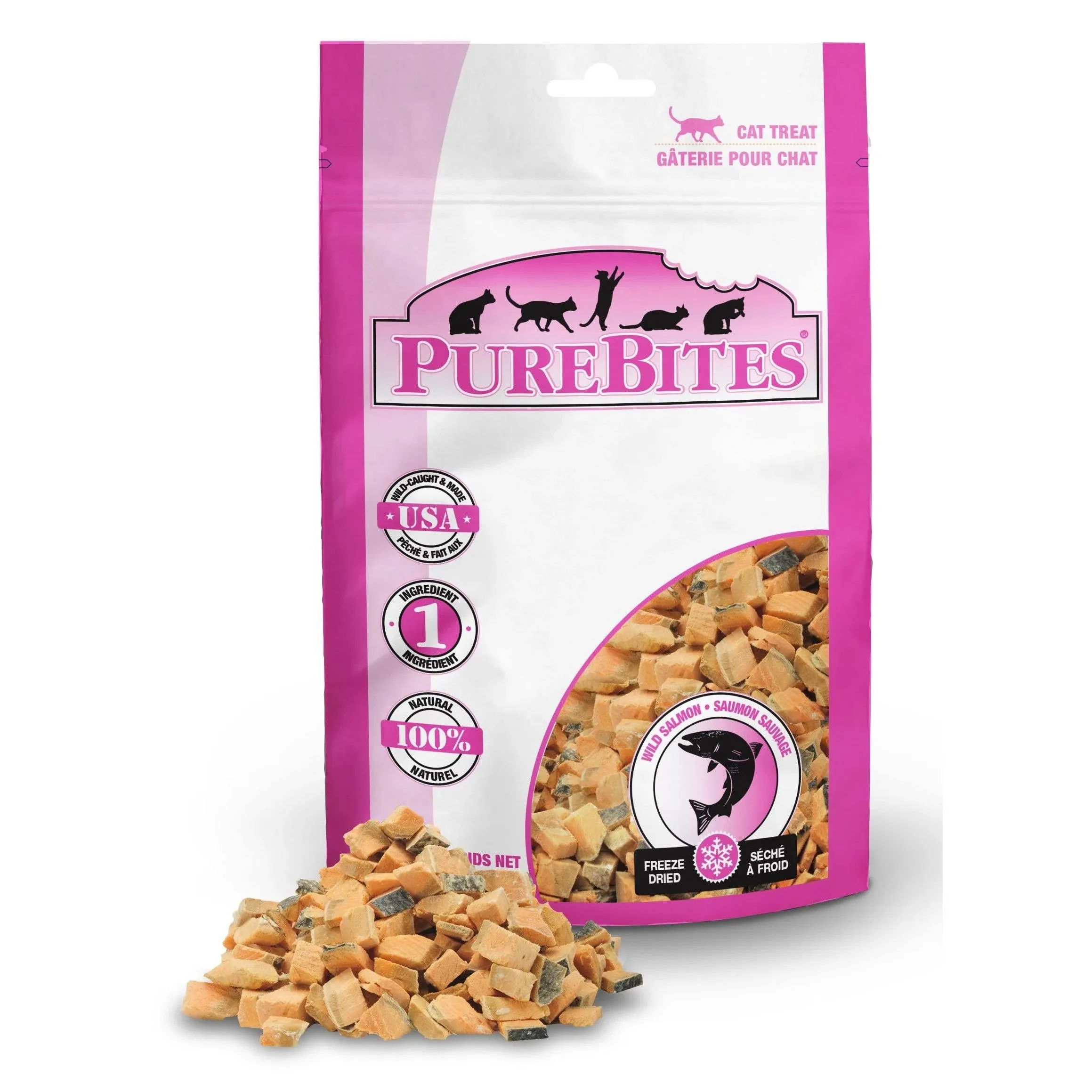 PureBites Freeze Dried Salmon Cat Treats