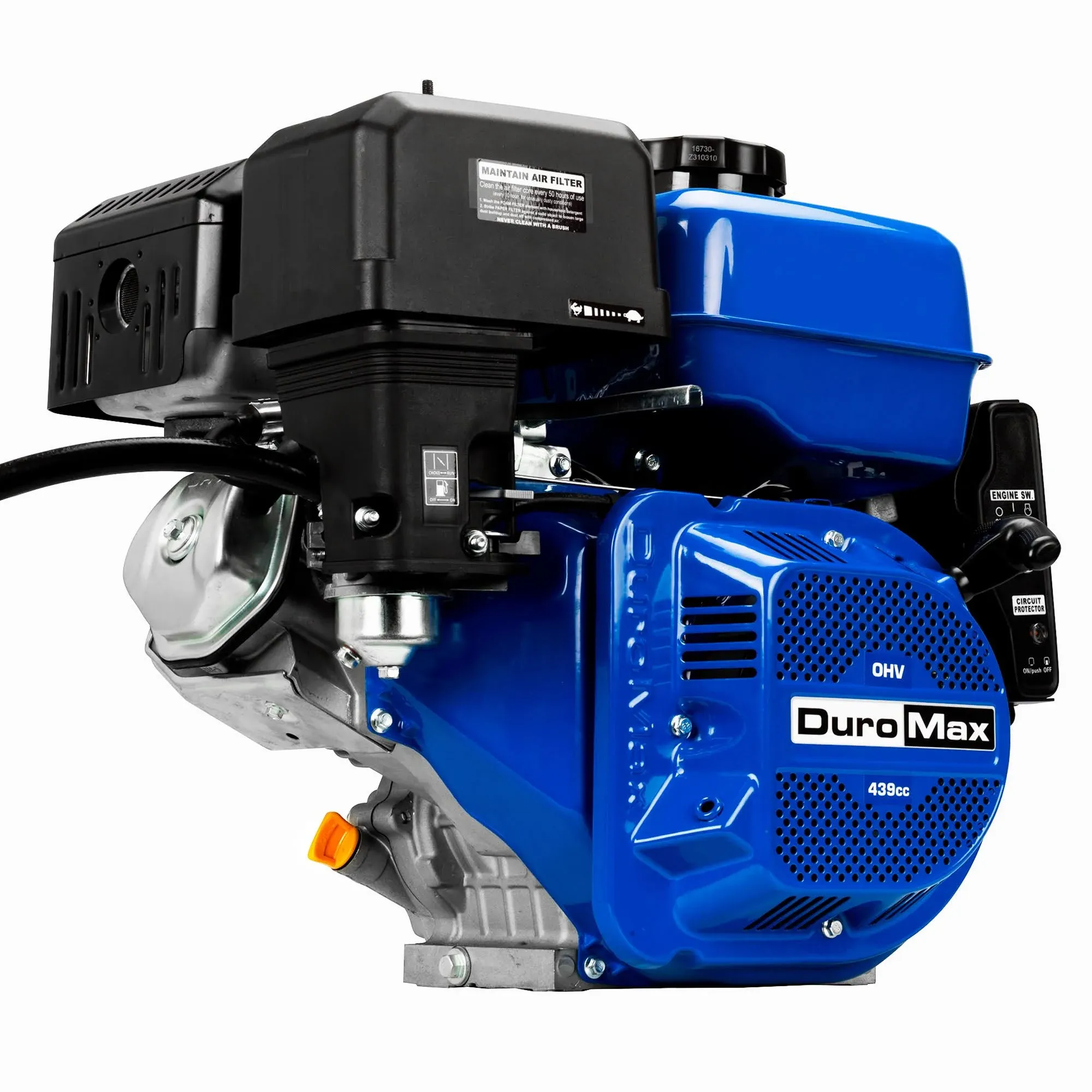 DuroMax XP18HPX 439cc 1-Inch Shaft Dual Fuel Recoil/Electric Start Engine