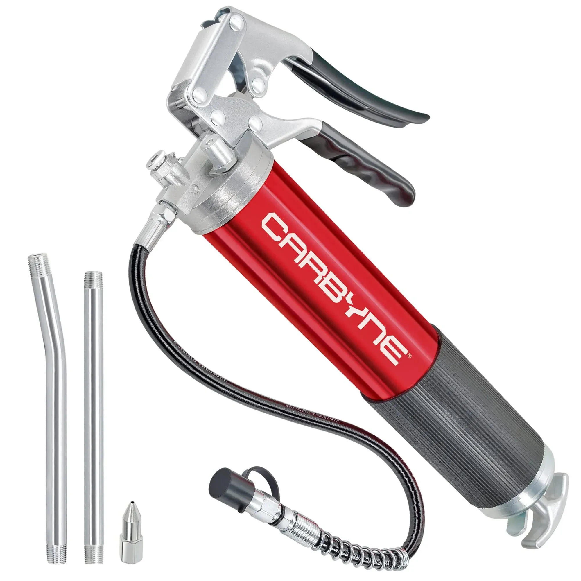 Carbyne Grease Gun - Pistol Grip, 7500 PSI, Heavy Duty Professional Quality