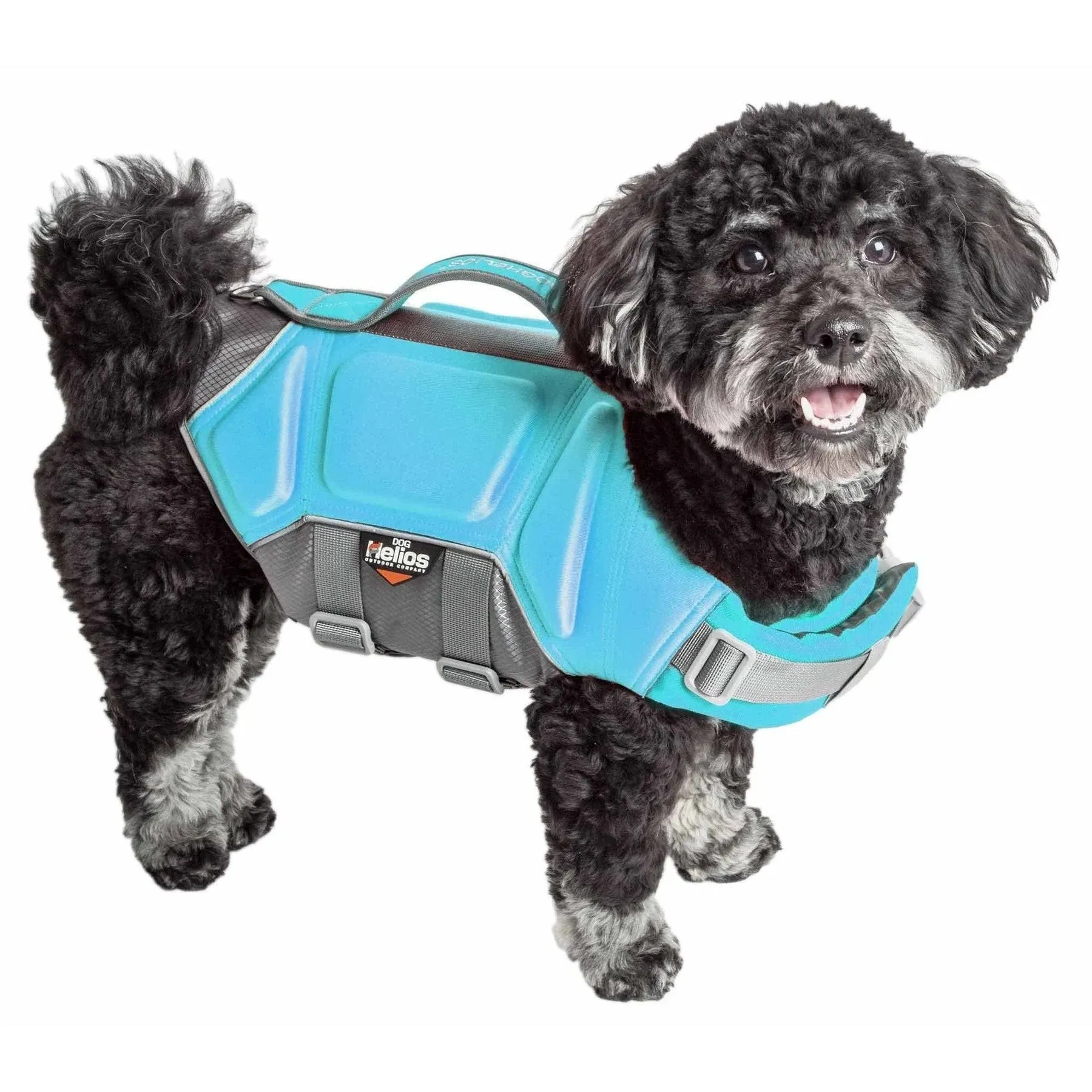 Dog Helios HA18ORLG Tidal Guard Multi-Point Strategically-Stitched Reflective Pet ...