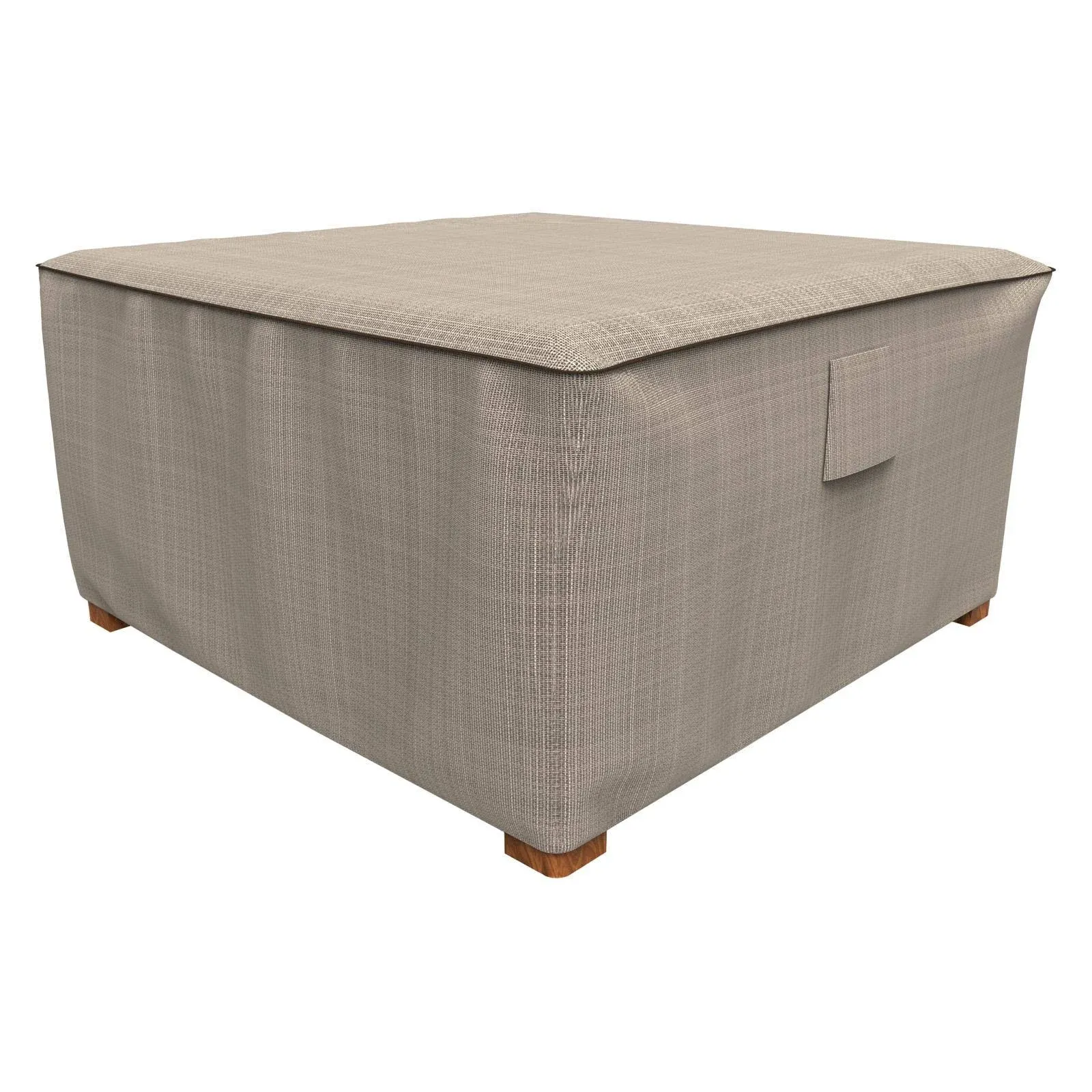 Budge Industries English Garden Square Large Outdoor Patio Table and Ottoman Cover