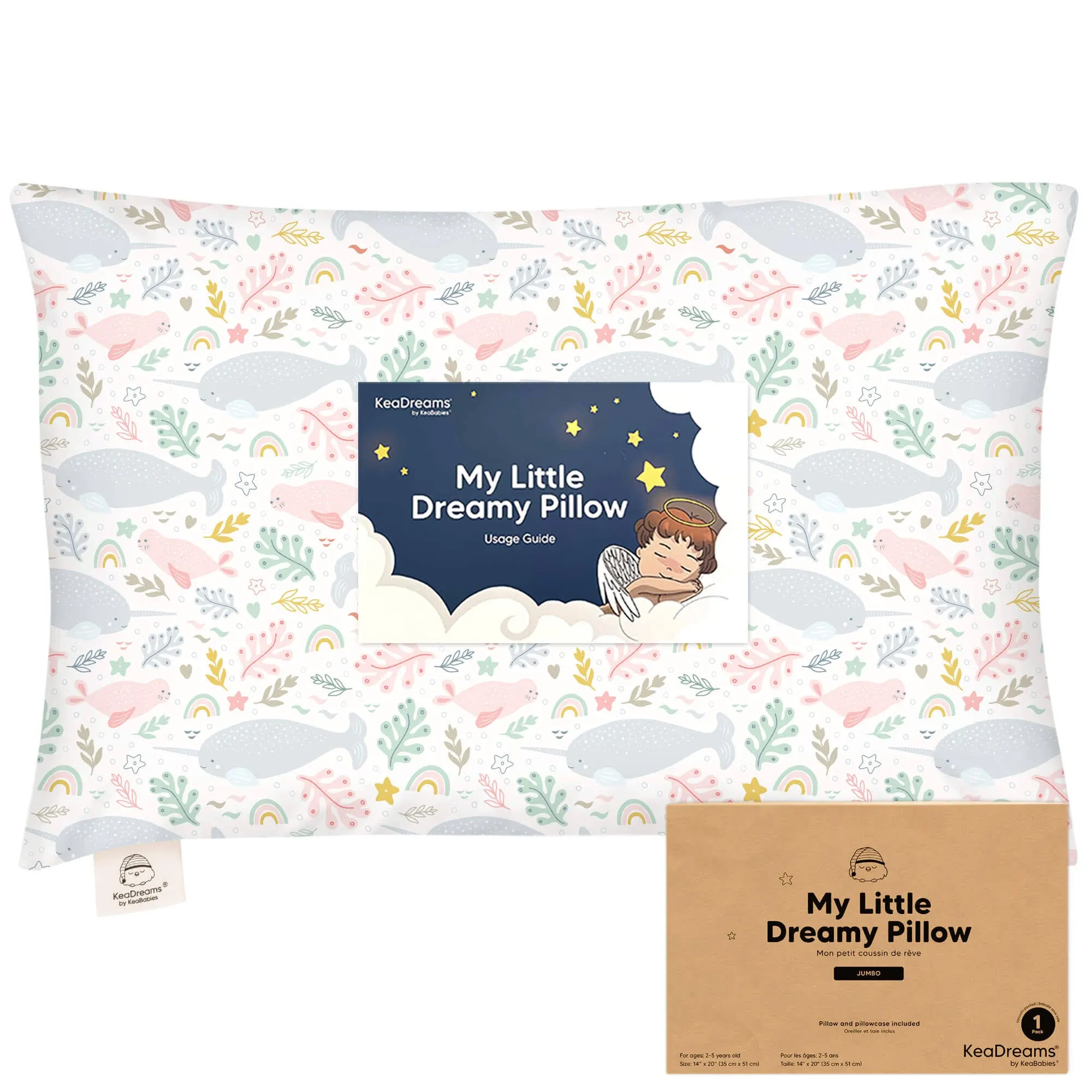 Toddler Pillow For Girls | Donuts Pillowcase