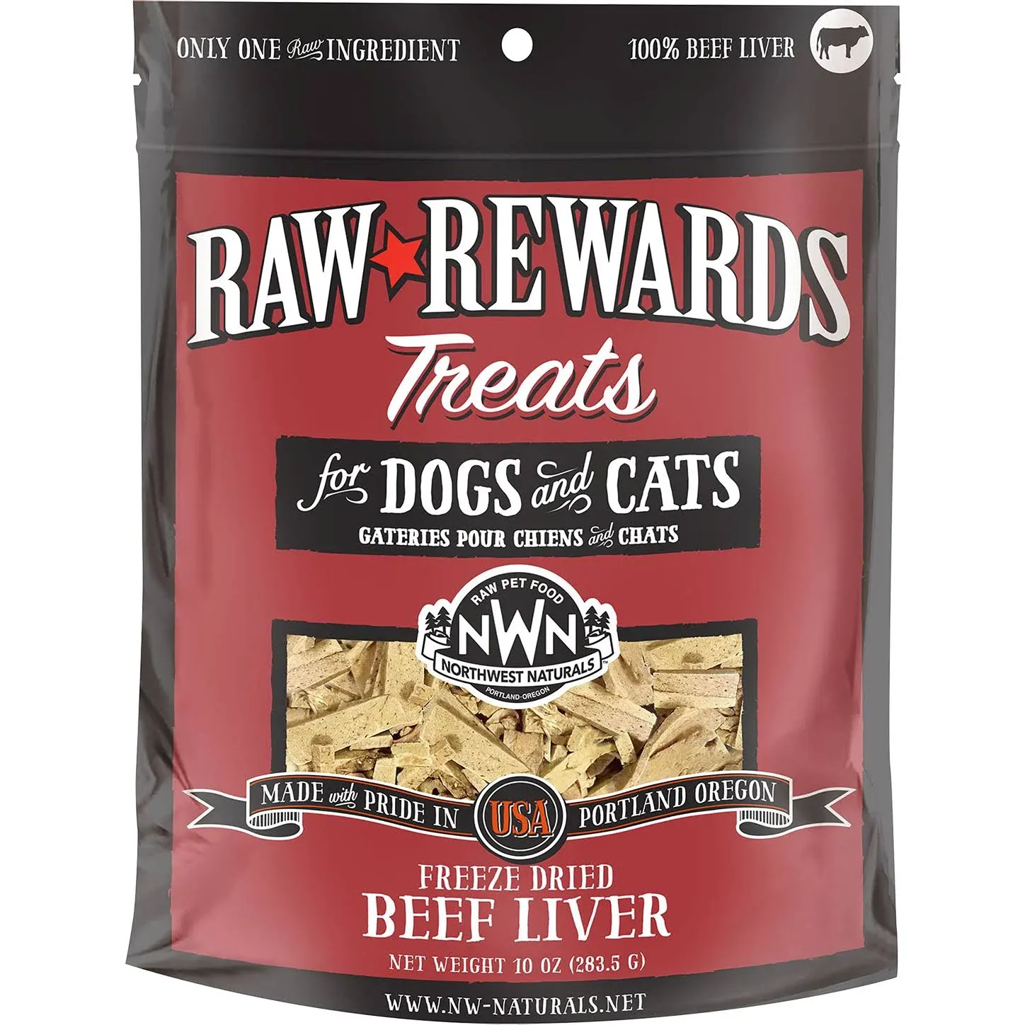 Northwest Naturals Raw Rewards Freeze-Dried Beef Liver Treat