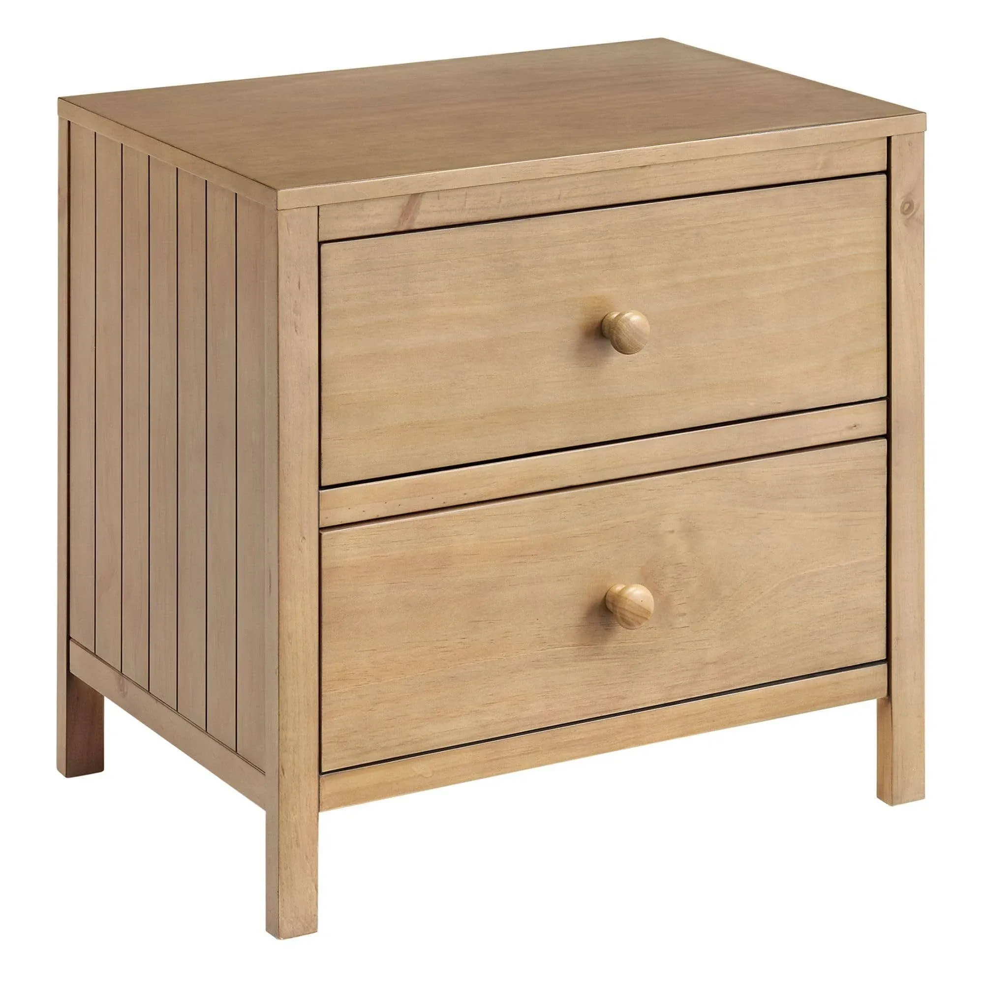 Oxford Baby Everlee 2-Drawer Nightstand, Honey Wood