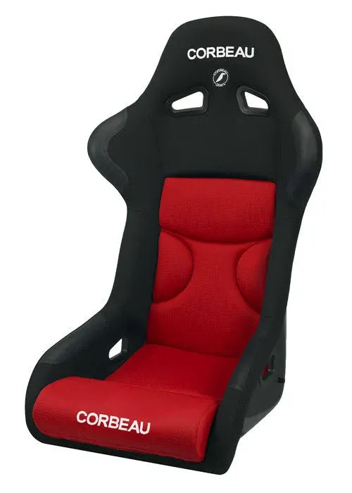 Corbeau FX1 Fixed Back Seat Black/Red Cloth Pro 29507P