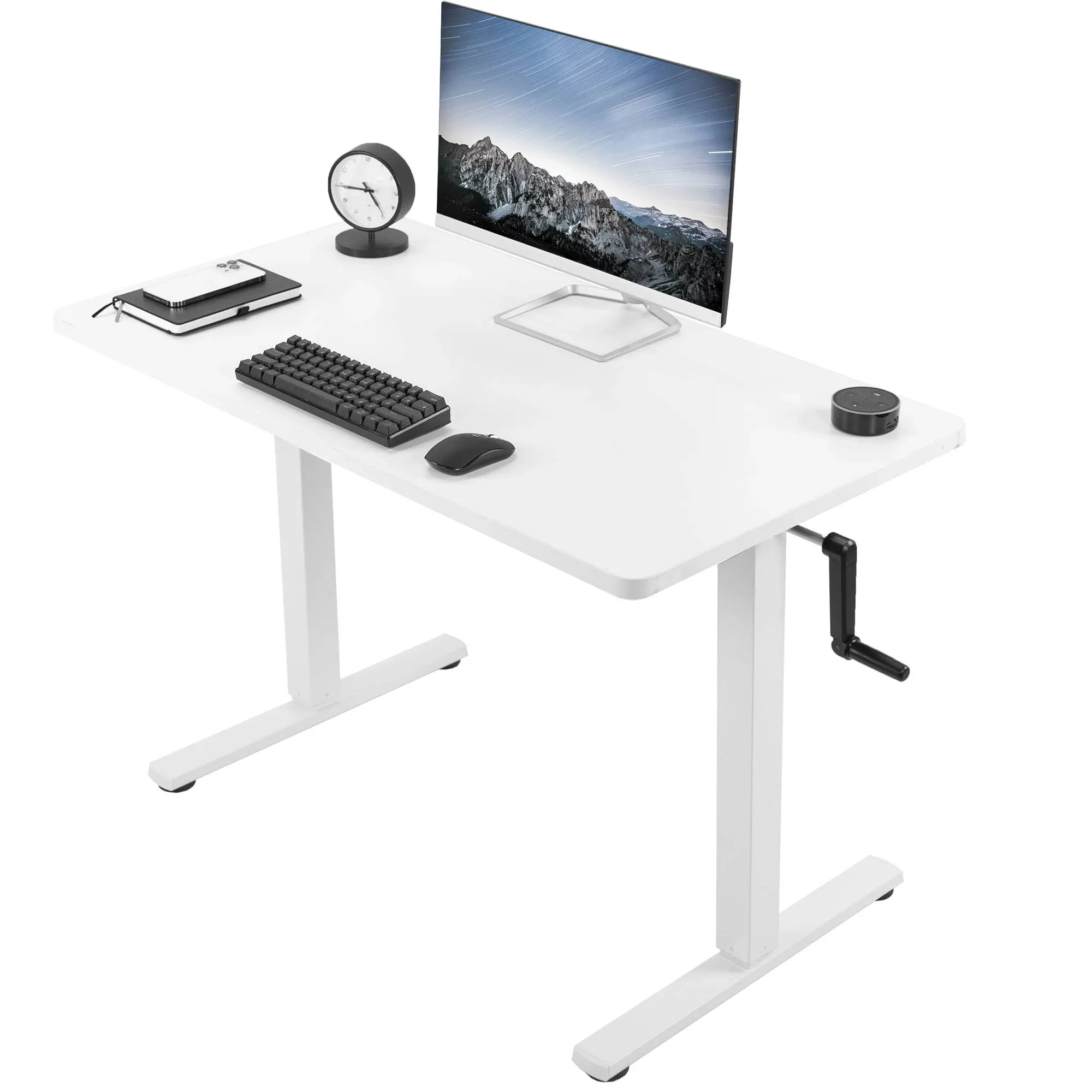 VIVO DESK-KIT-C4 MANUAL HEIGHT ADJUSTABLE DESK