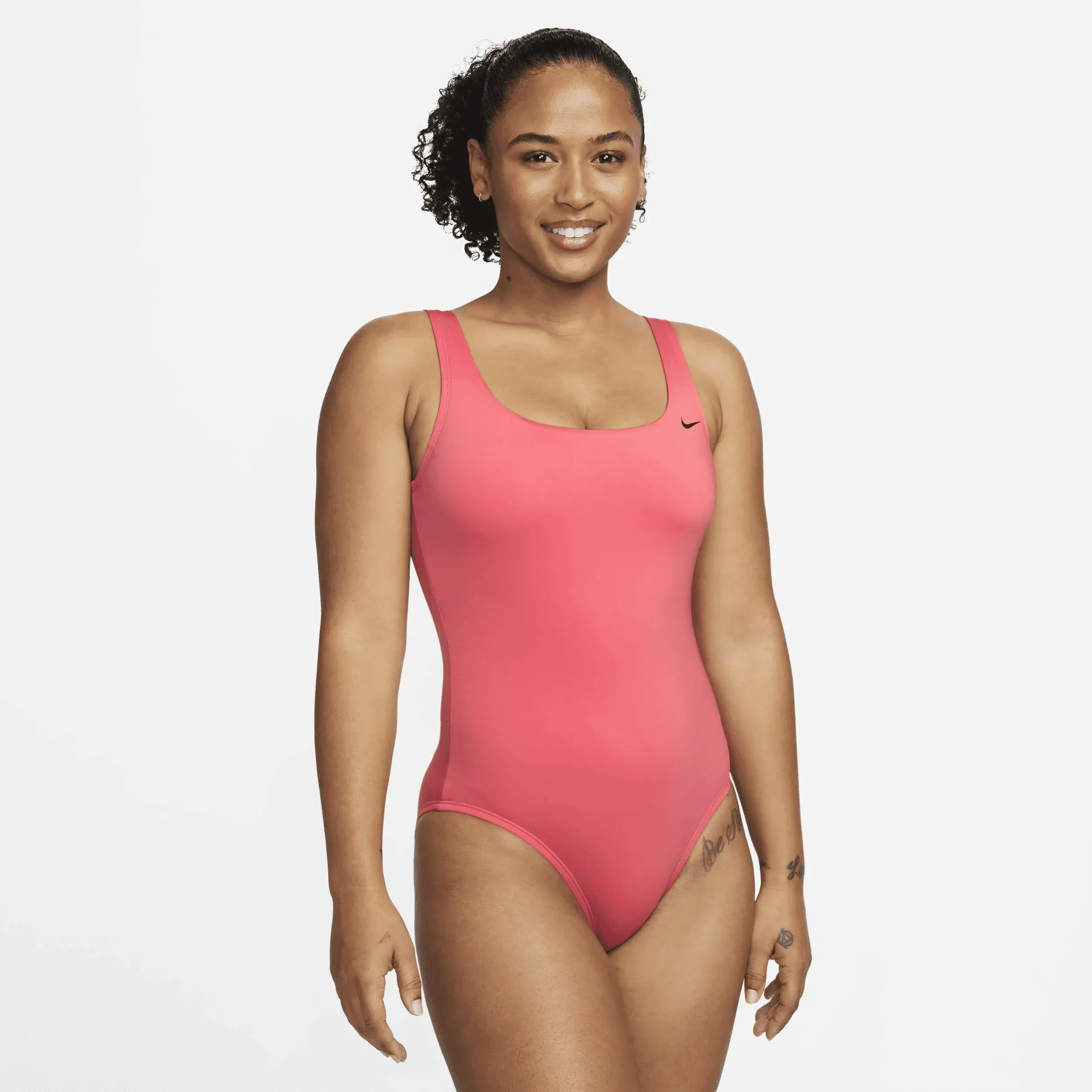 Nike Sea Coral U-Back One-Piece Bathing Suit M