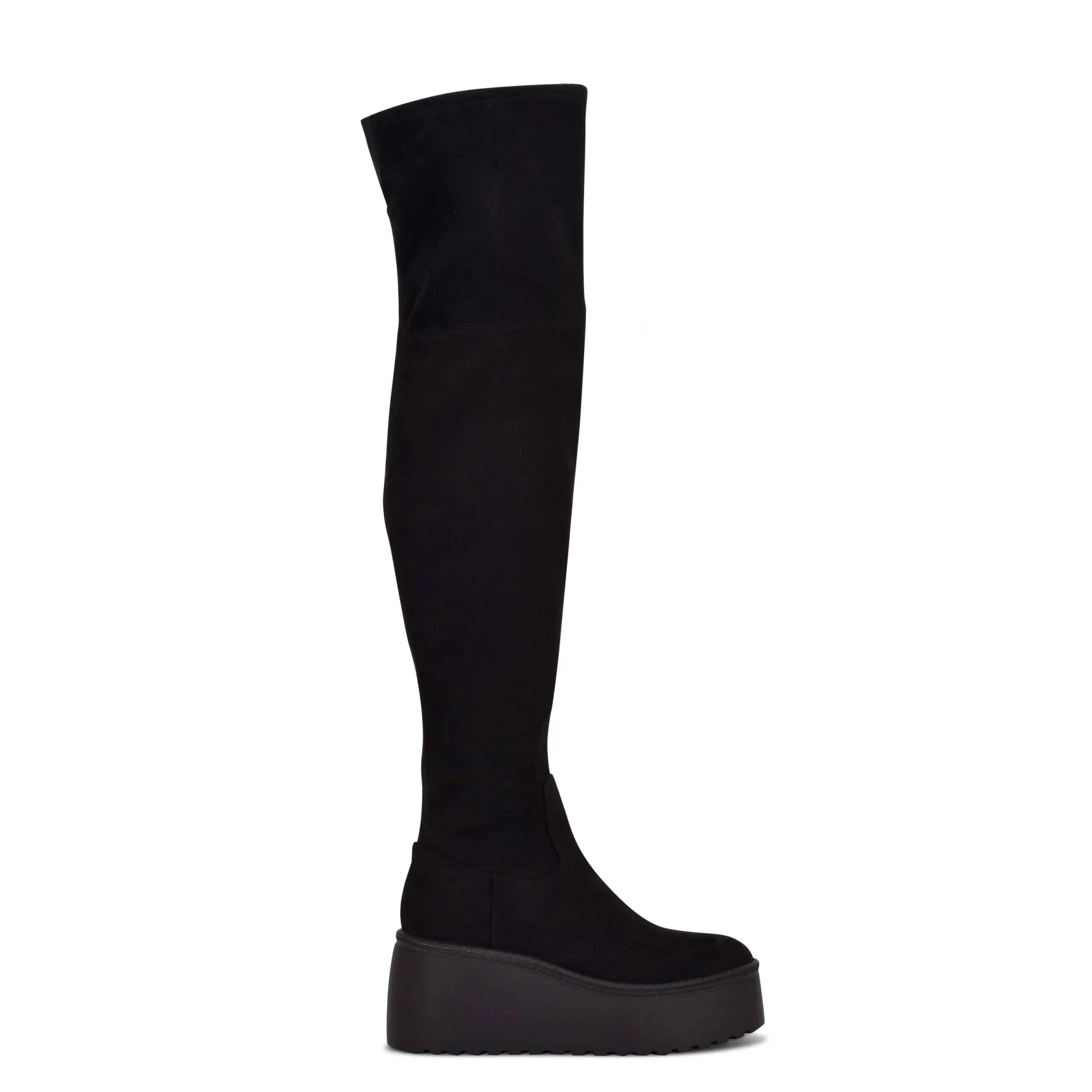 Hojo 2 Womens Faux Suede Over-The-Knee Boots